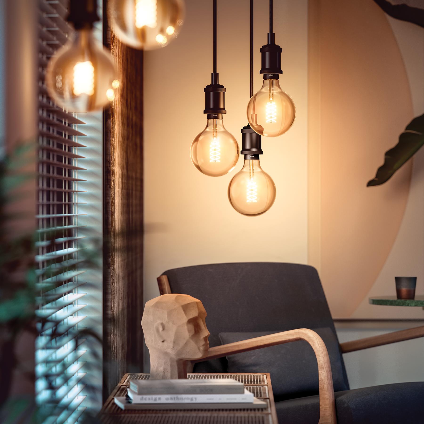 Philips Hue Starterspakket Filament White G93|E27 3 Lampen