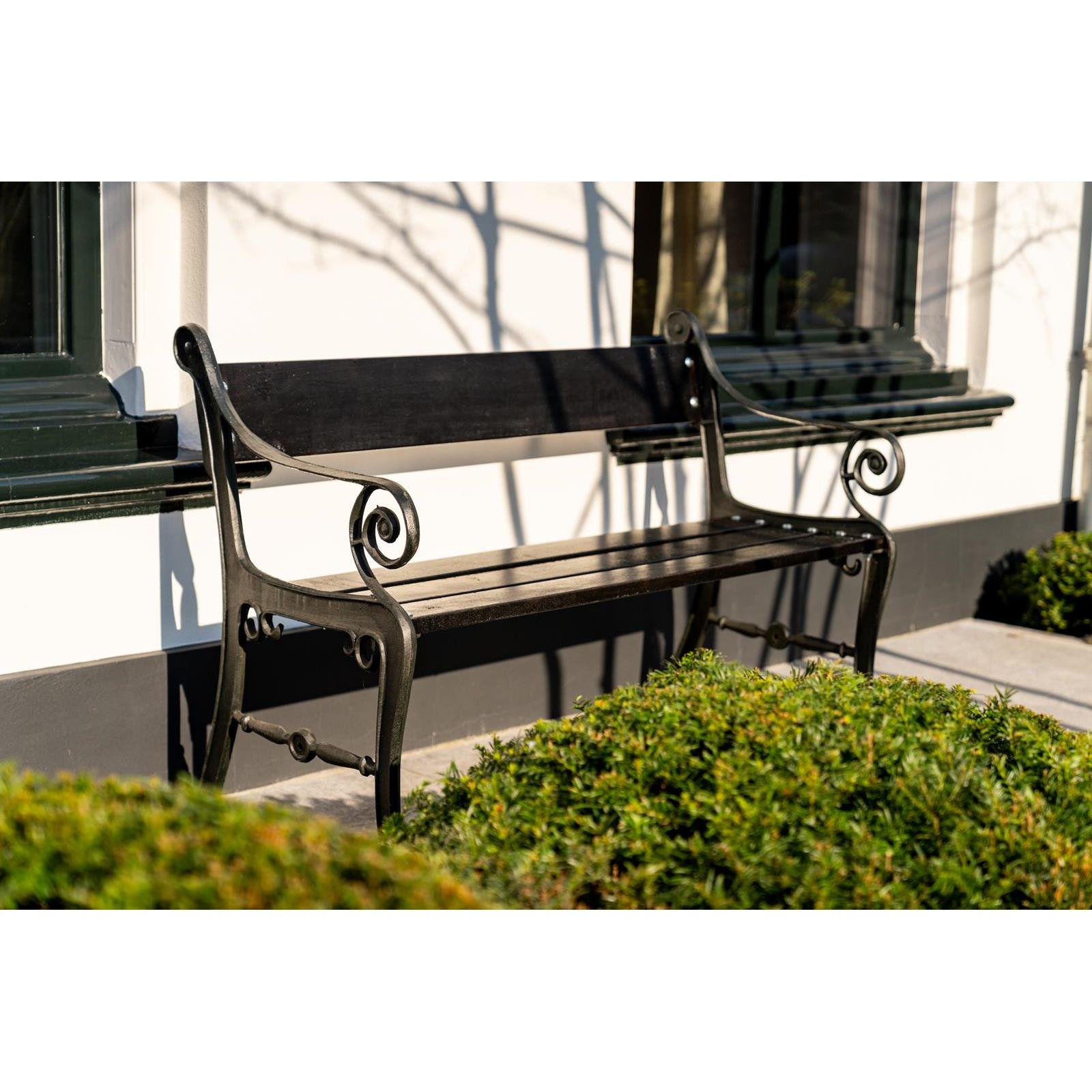 MaximaVida gietijzeren tuinbank Prinsengracht - 125 cm