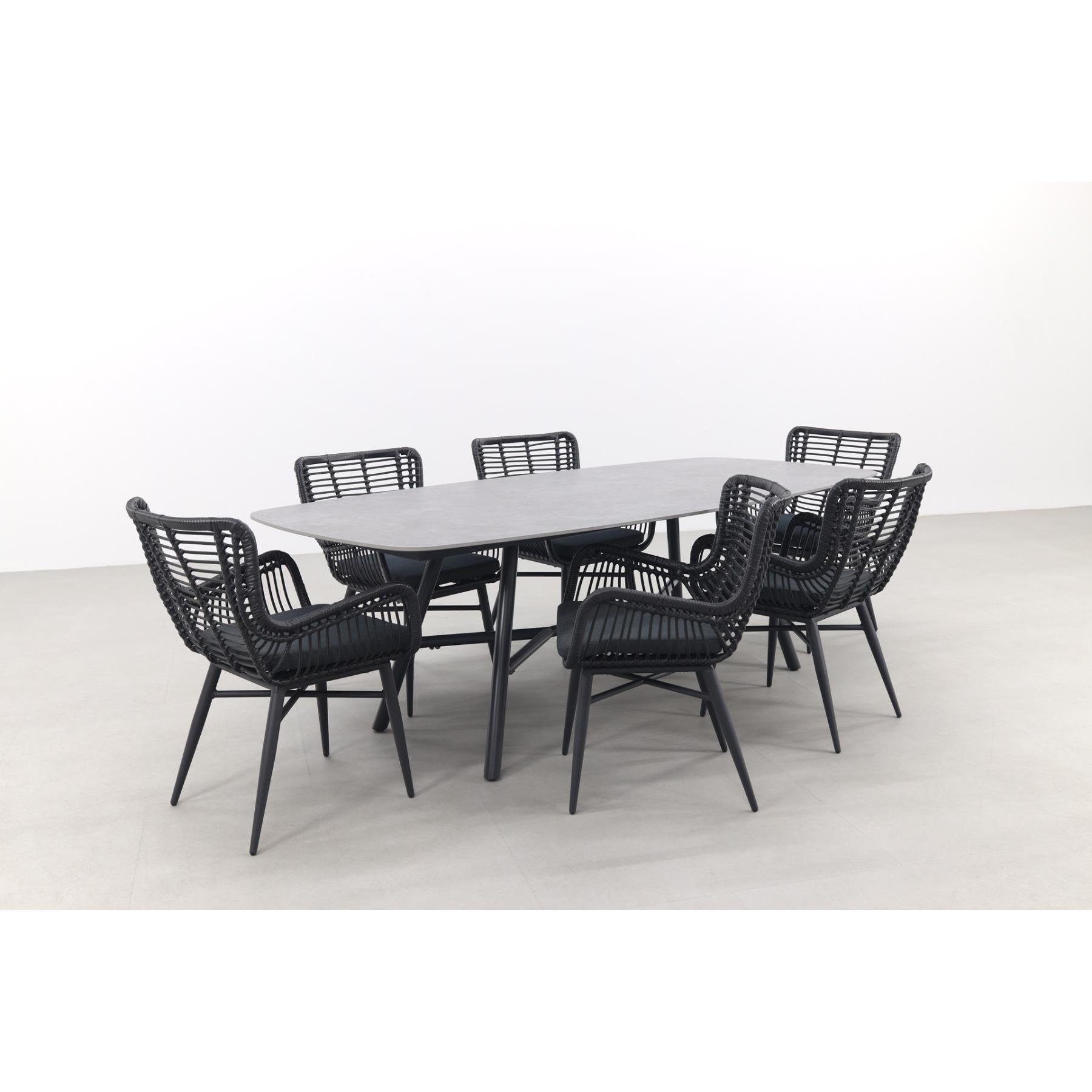 Hartman Jasmine|Benevento 240x110 cm. - Deens ovale tuinset