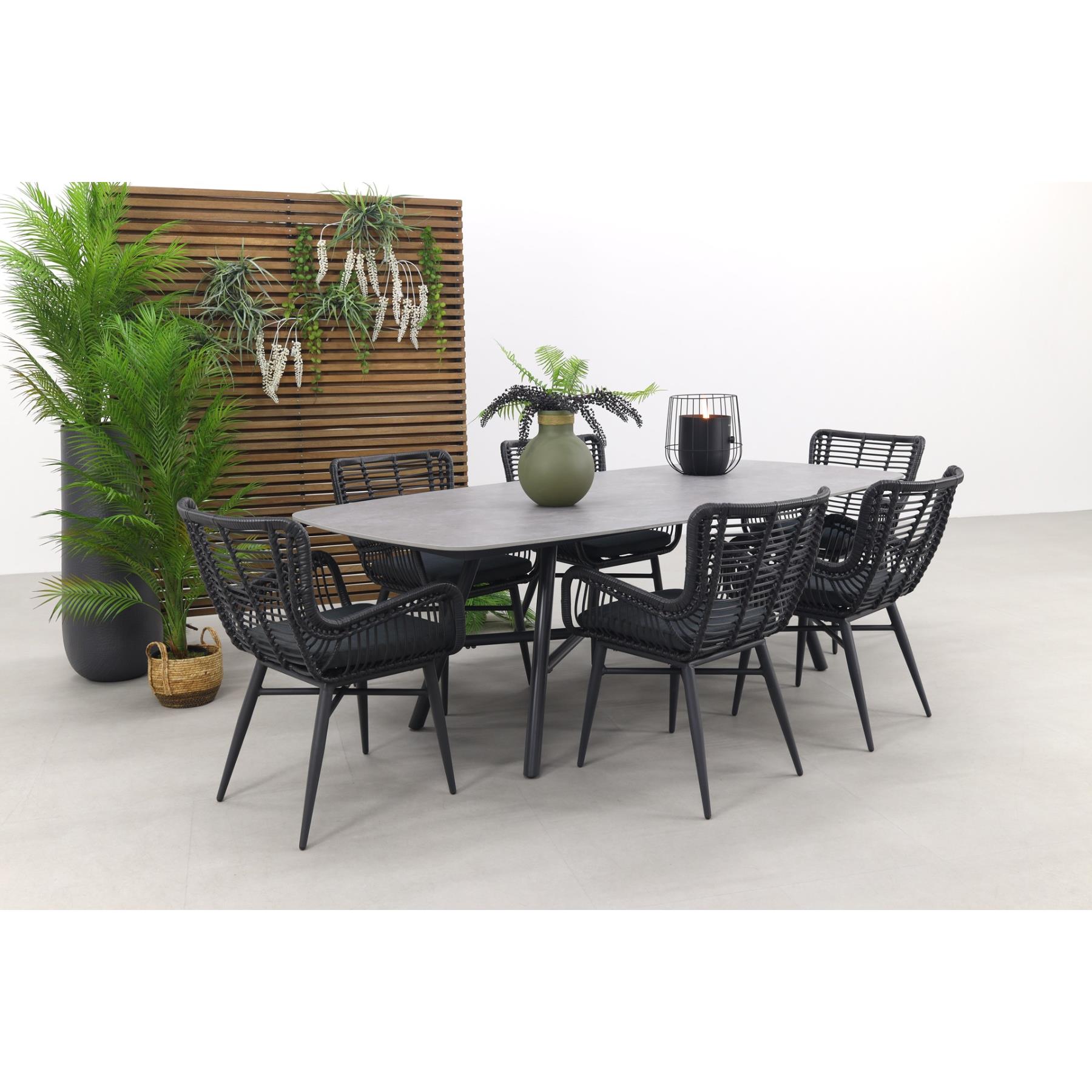 Hartman Jasmine|Benevento 240x110 cm. - Deens ovale tuinset