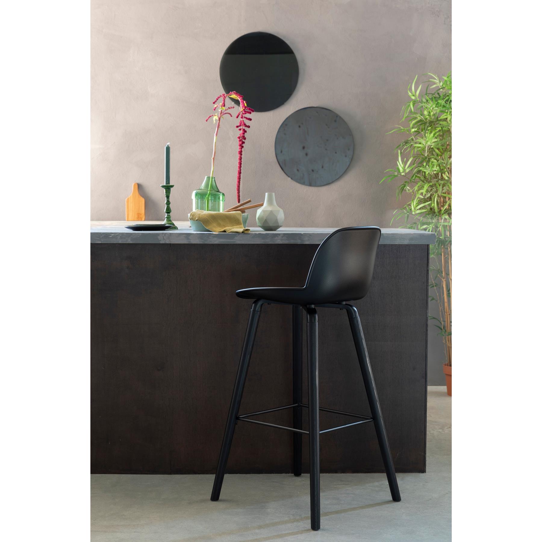Zuiver Albert Kuip Barkruk 75 cm Zwart - Set van 2