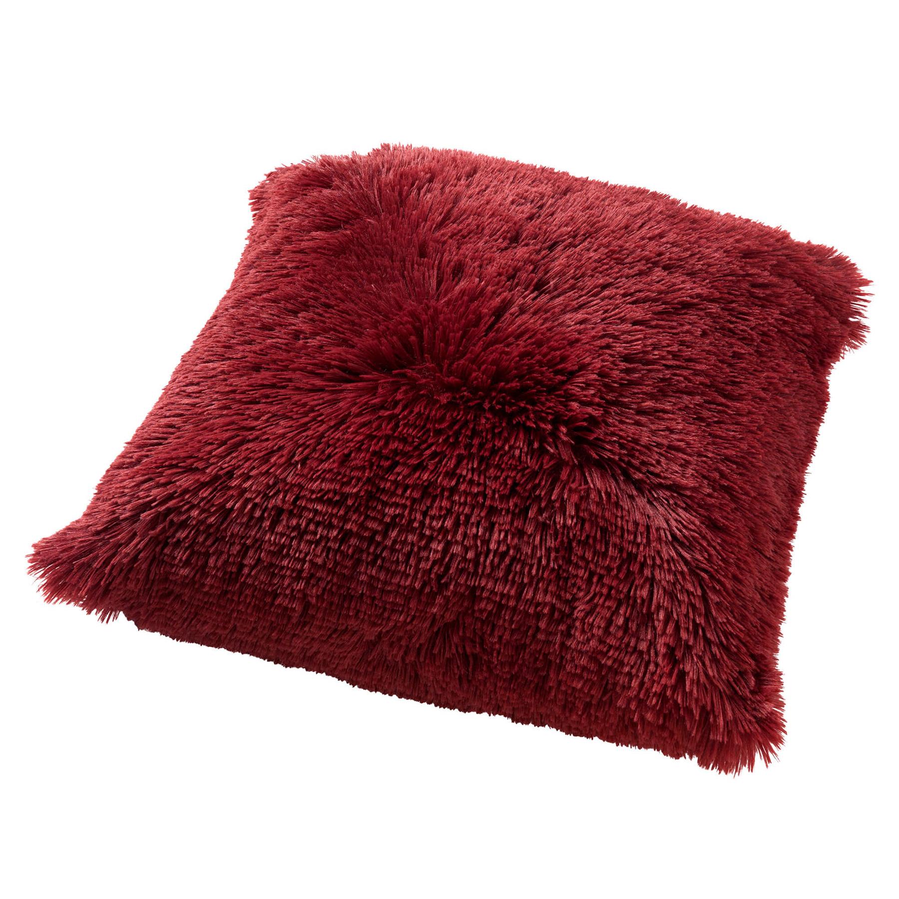 Dutch Decor sierkussen FLUFFY - 60x60 cm Merlot