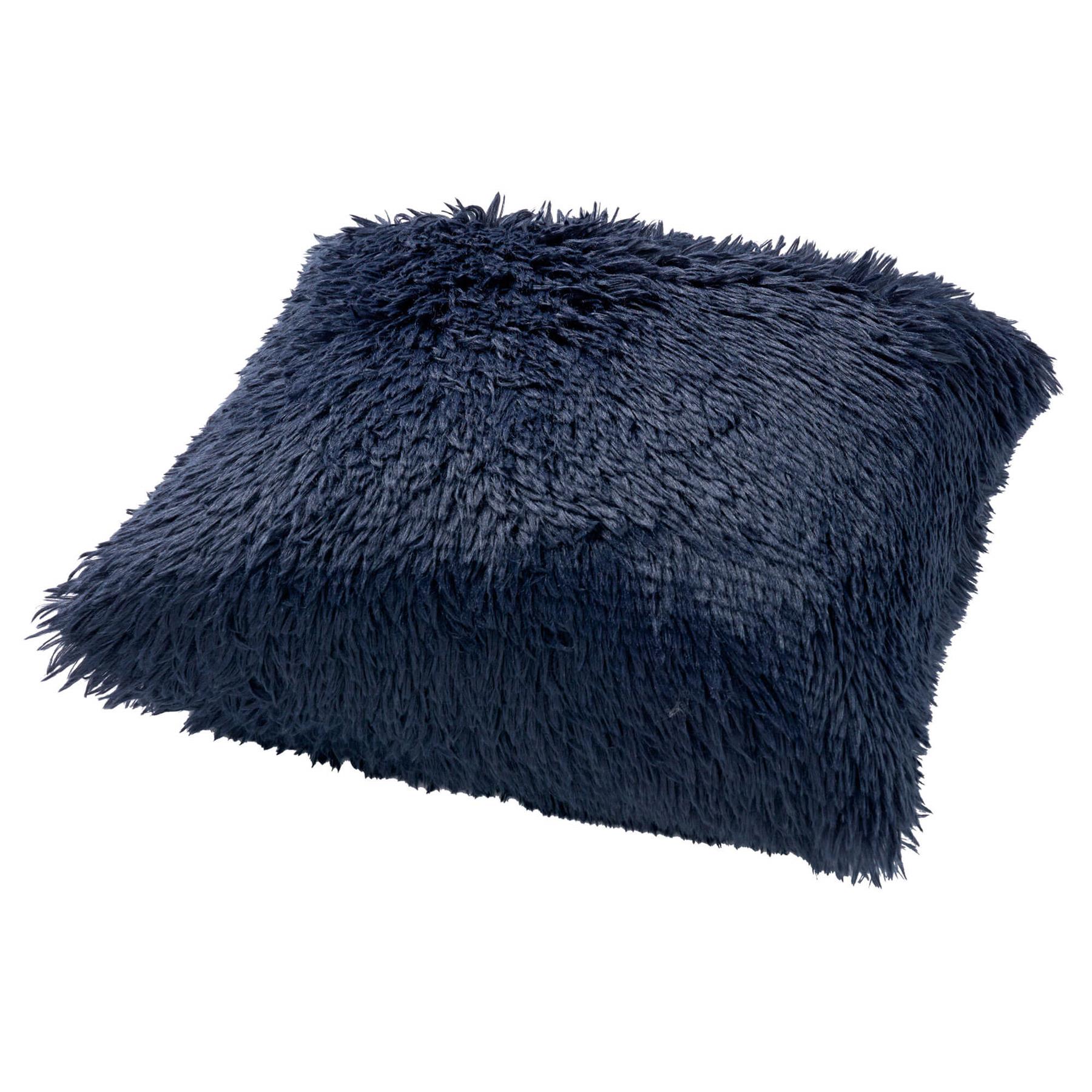 Dutch Decor sierkussen FLUFFY - 45x45 cm Insignia Blue