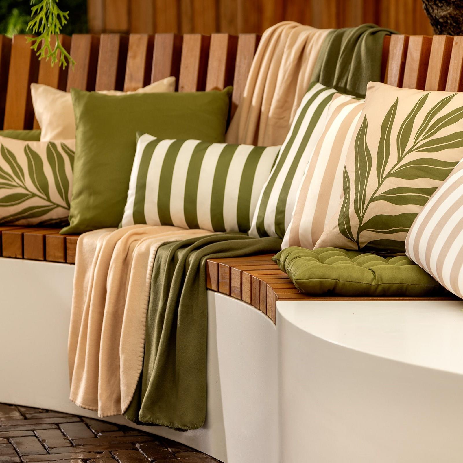 DEX - Plaid 130x160 cm - dunne fleece deken - beige