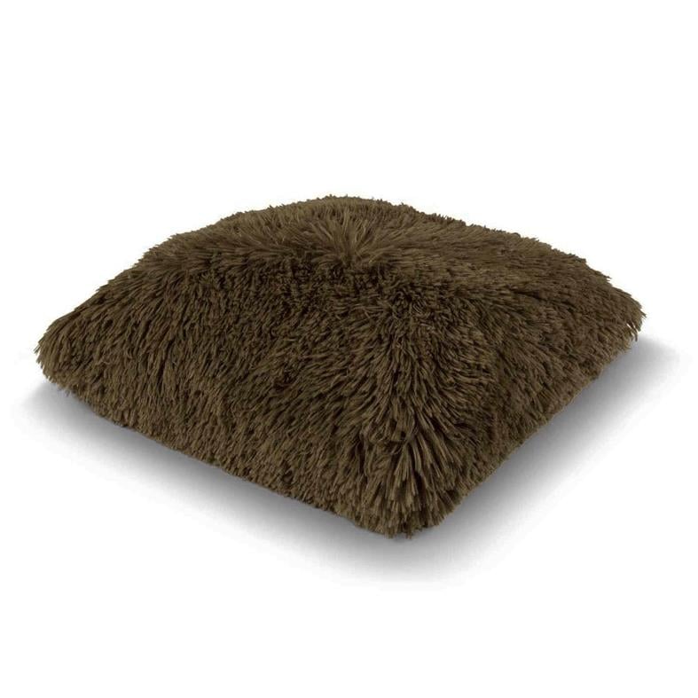 Dutch Decor sierkussen FLUFFY - 45x45 cm Military Olive
