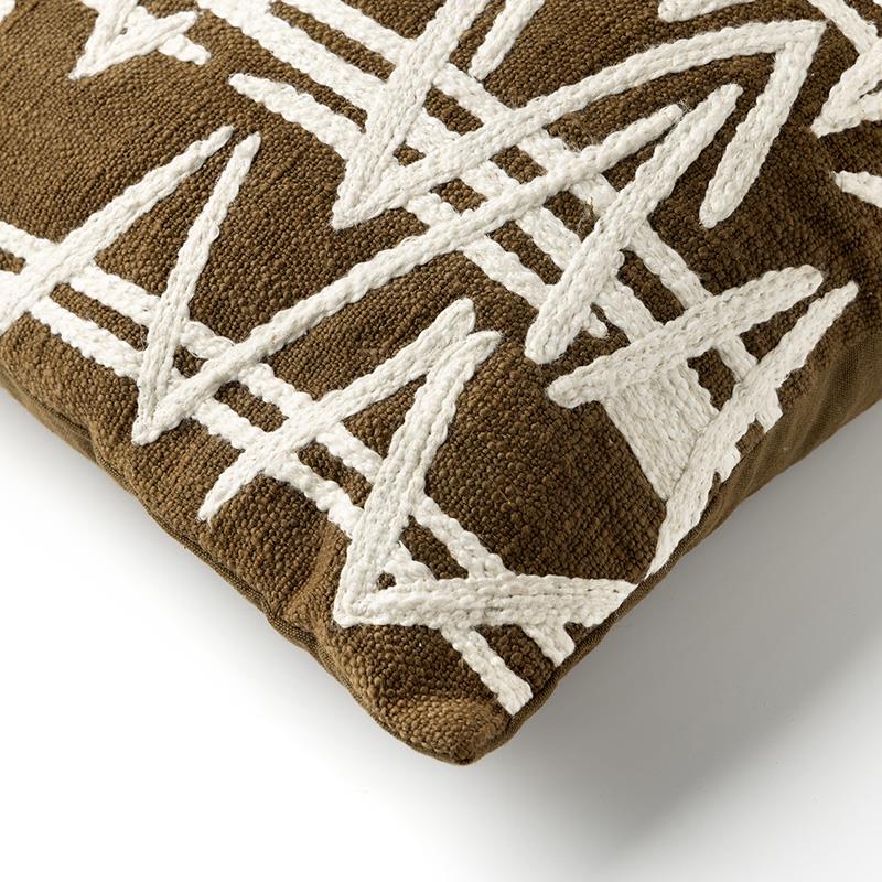 Dutch Decor sierkussen PEPE - 45x45 cm Military Olive