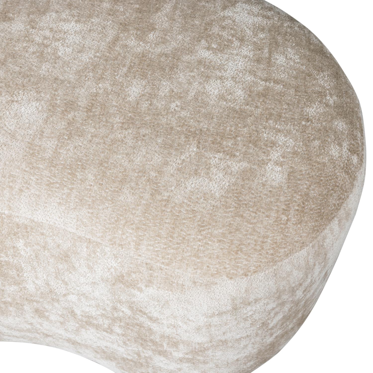 BePureHome Popular Poef - Polyester - Naturel - 46x73x49