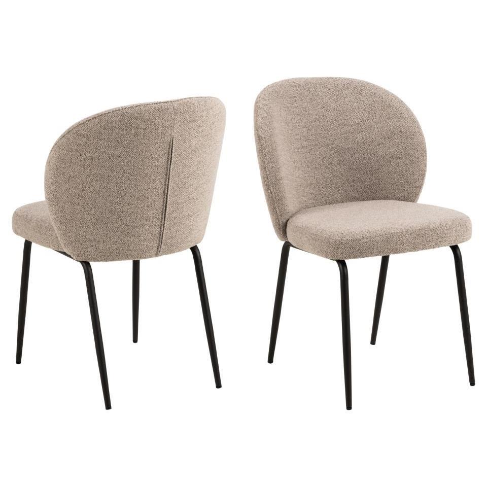 Giga Living - Eetkamerstoel Santiago Beige  - Set van 2