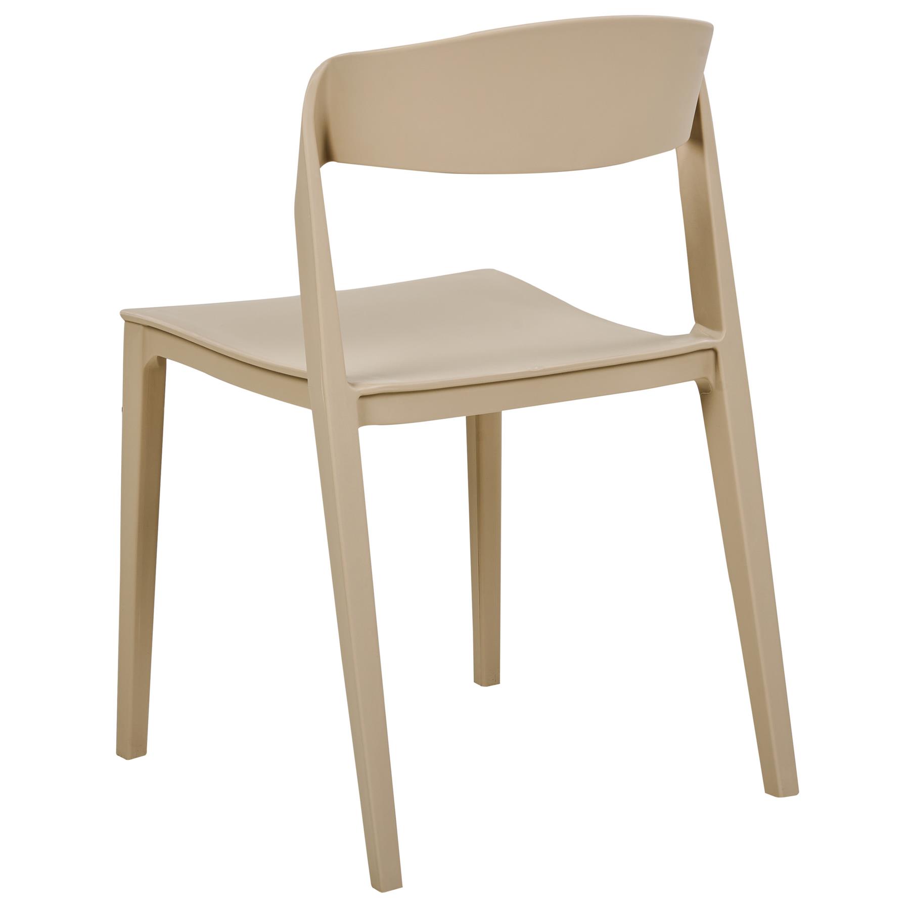 Beliani - SOMERS - Eetkamerstoel set van 2 - Beige - Plastic