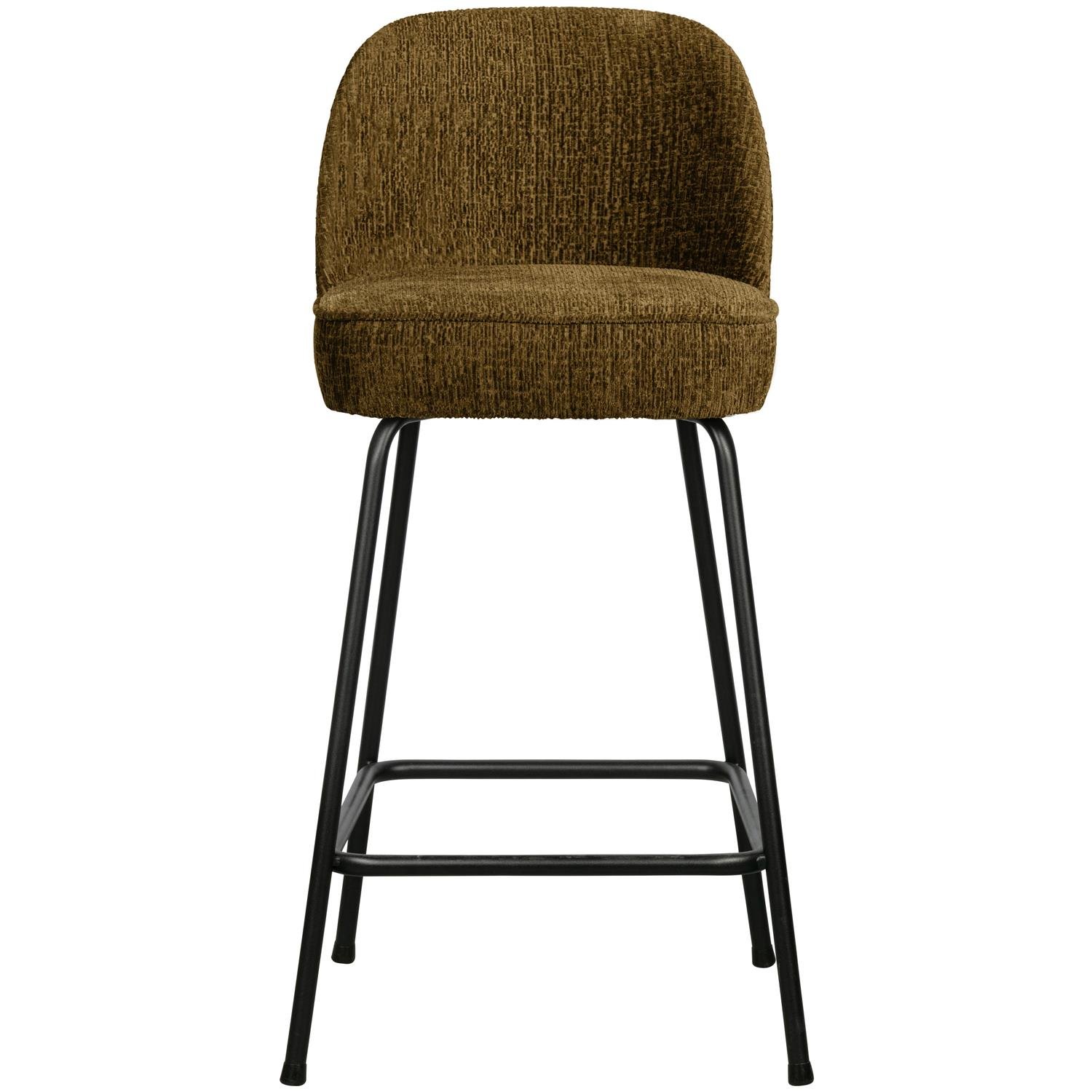 BePureHome Vogue Barkruk H 89 cm - Polyester - Brass