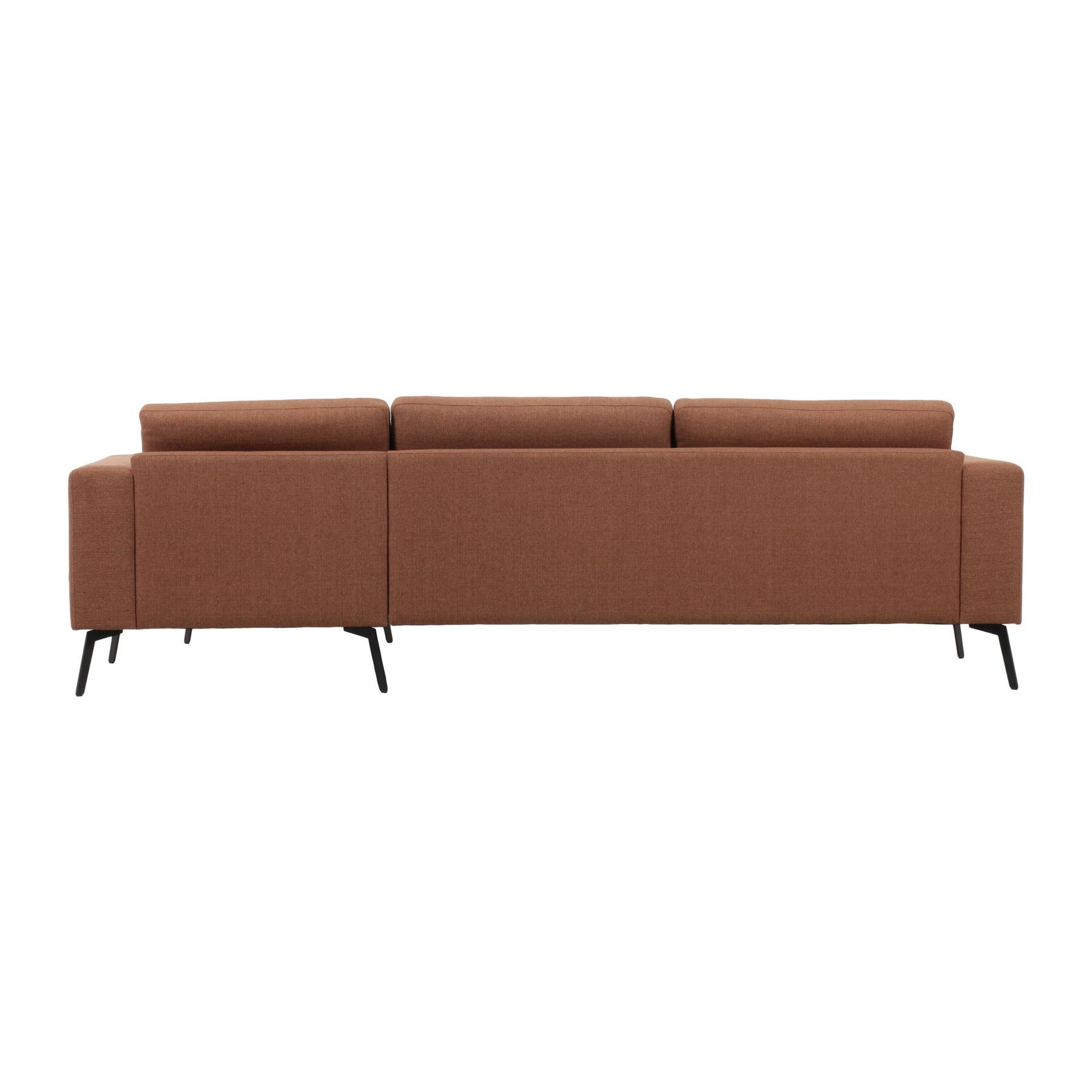 by fonQ Lewis Hoekbank met Chaise Longue Rechts - Nougat