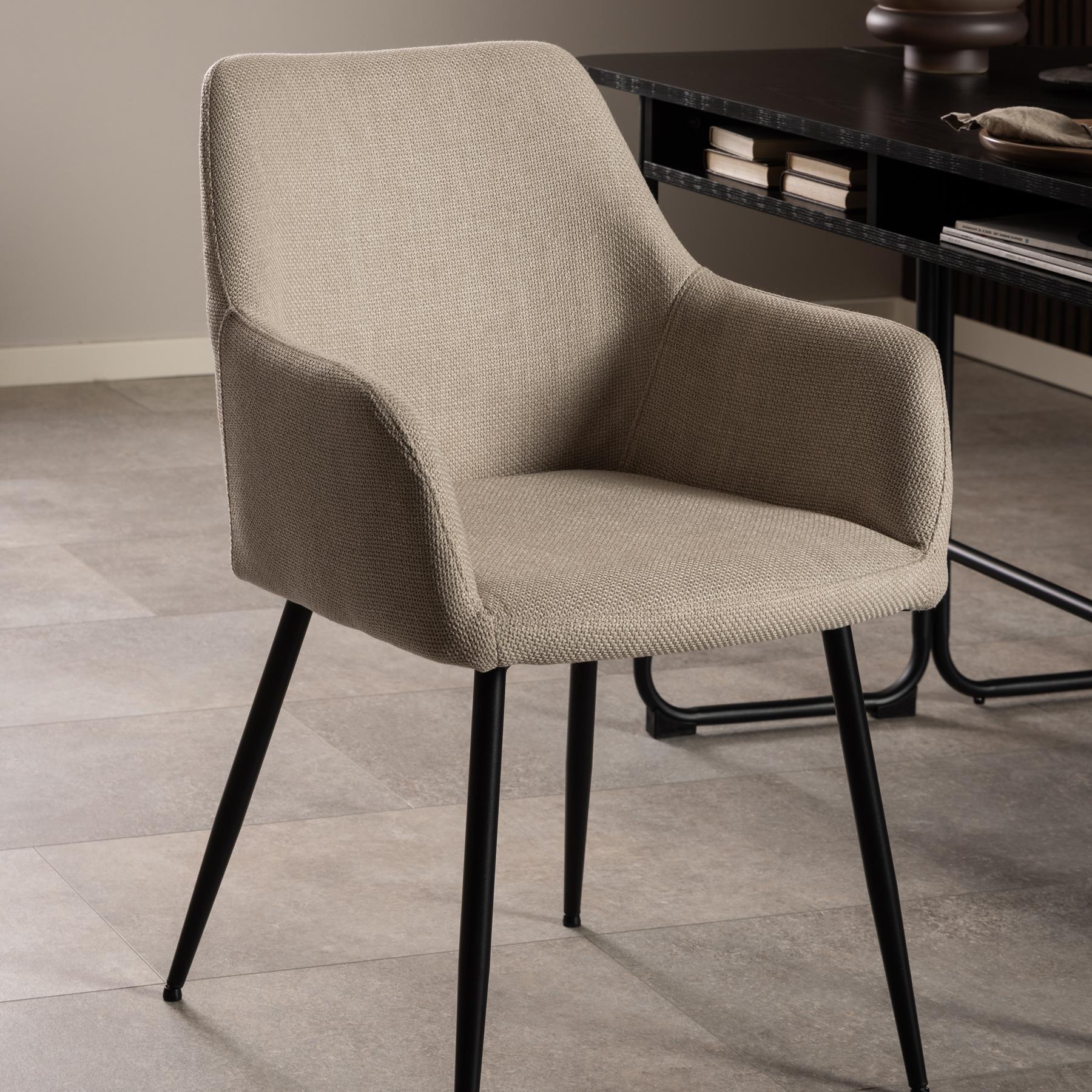 by fonQ basic Andy Eetkamerstoel - Beige
