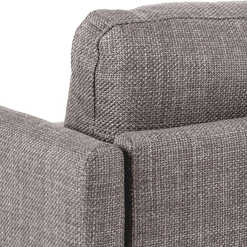by fonQ basic Sofie Omkeerbare Hoekbank met Chaise Longue - Grijs