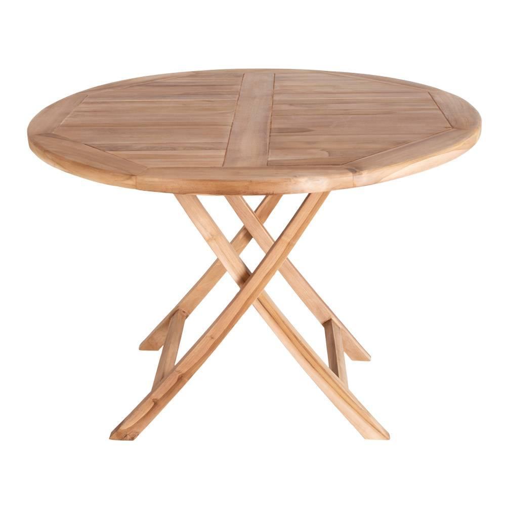 House Nordic Oviedo Ronde Eettafel Teakhout