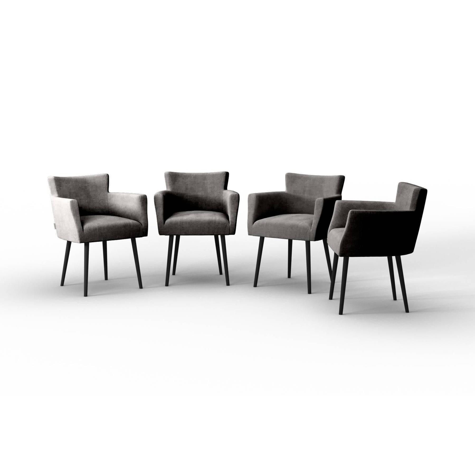 NADUVI Collection Set van 4 eetkamerstoelen Billie