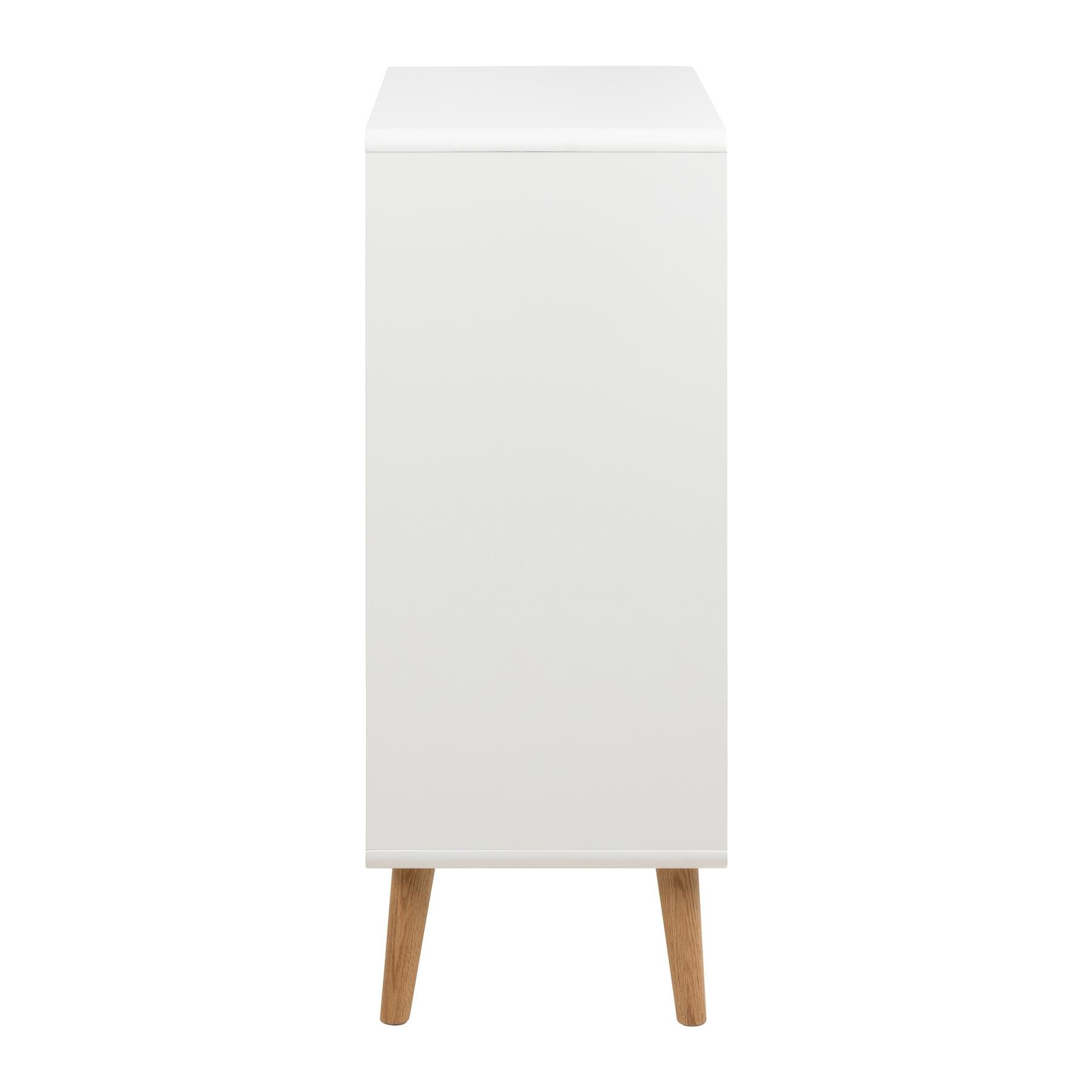 by fonQ basic Bailey Ladekast - 4 Lades - Wit