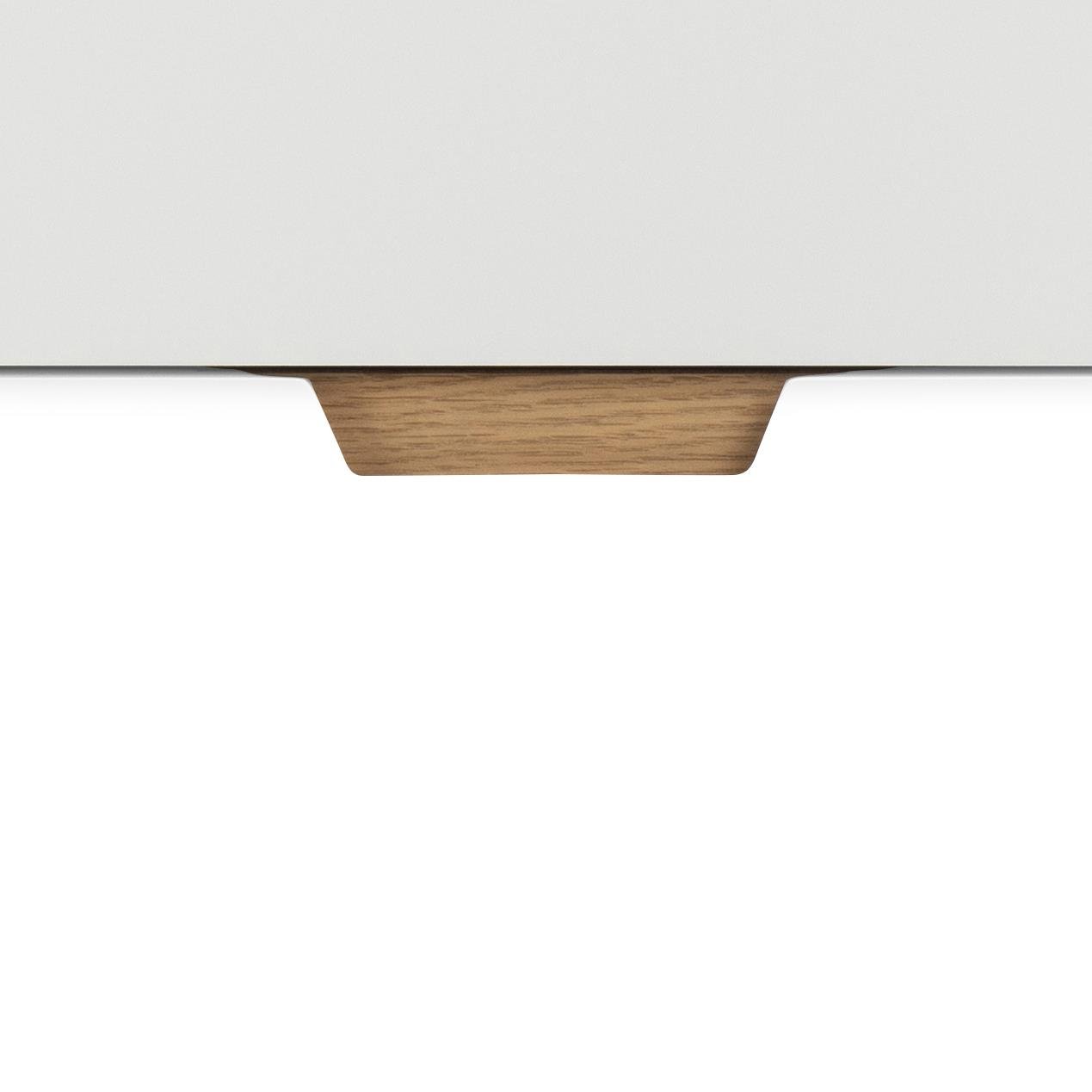 by fonQ basic Bailey Ladekast - 4 Lades - Wit