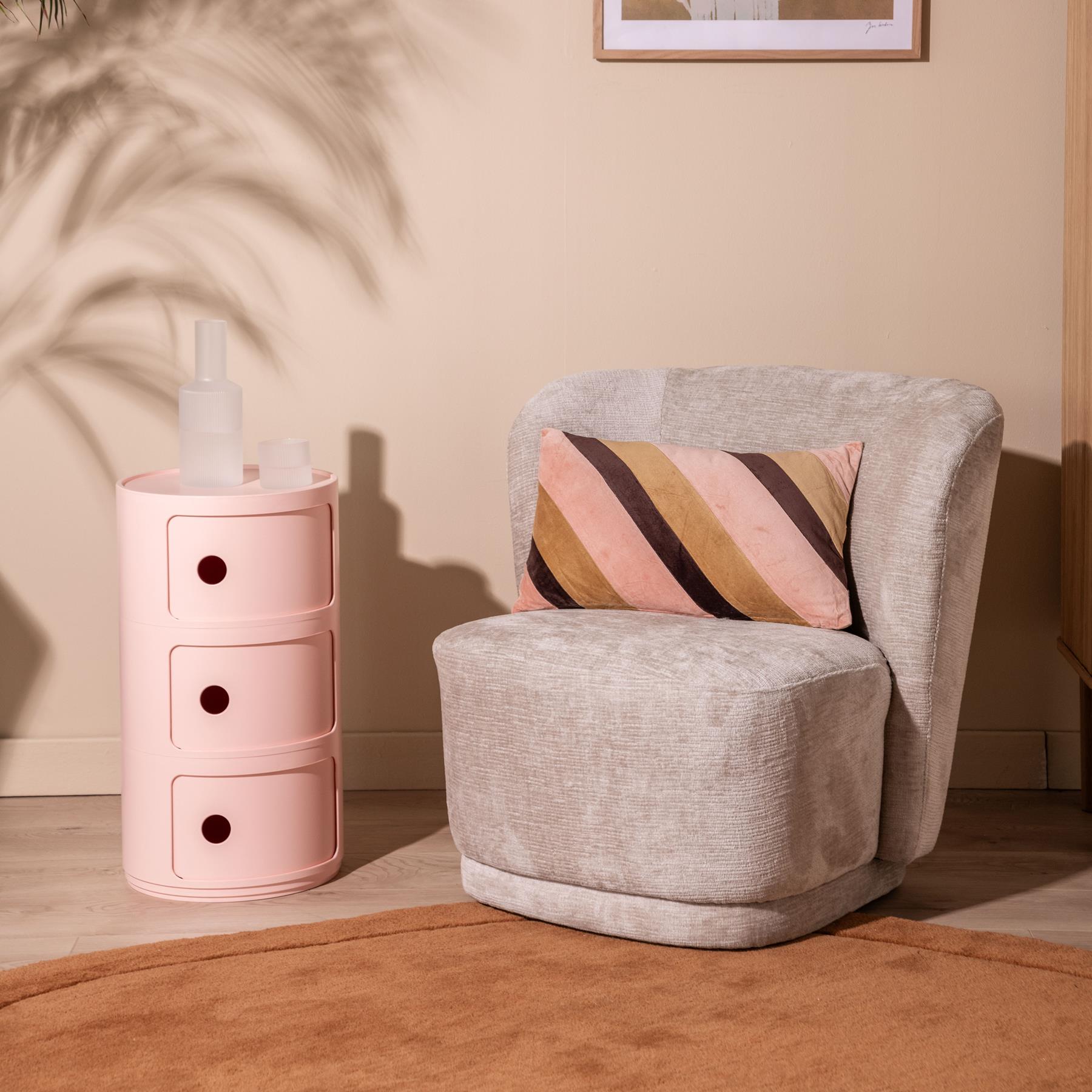 Kartell Componibili BIO Kast - 3 Modules - Roze