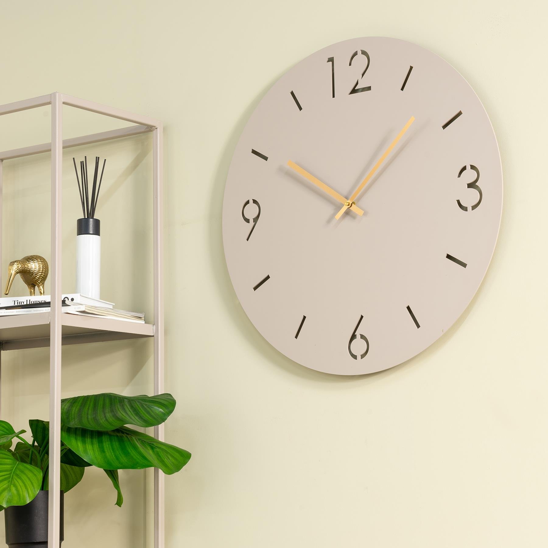 SPINDER DESIGN TIME Ø 60 Klok - Silky Taupe