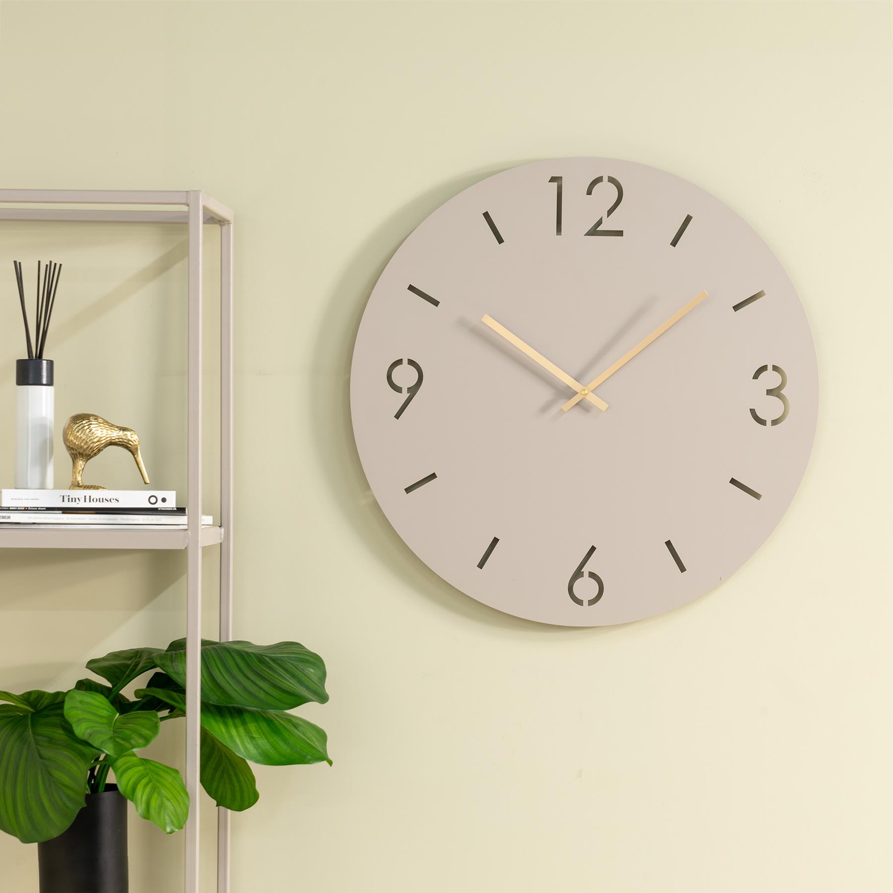SPINDER DESIGN TIME Ø 60 Klok - Silky Taupe