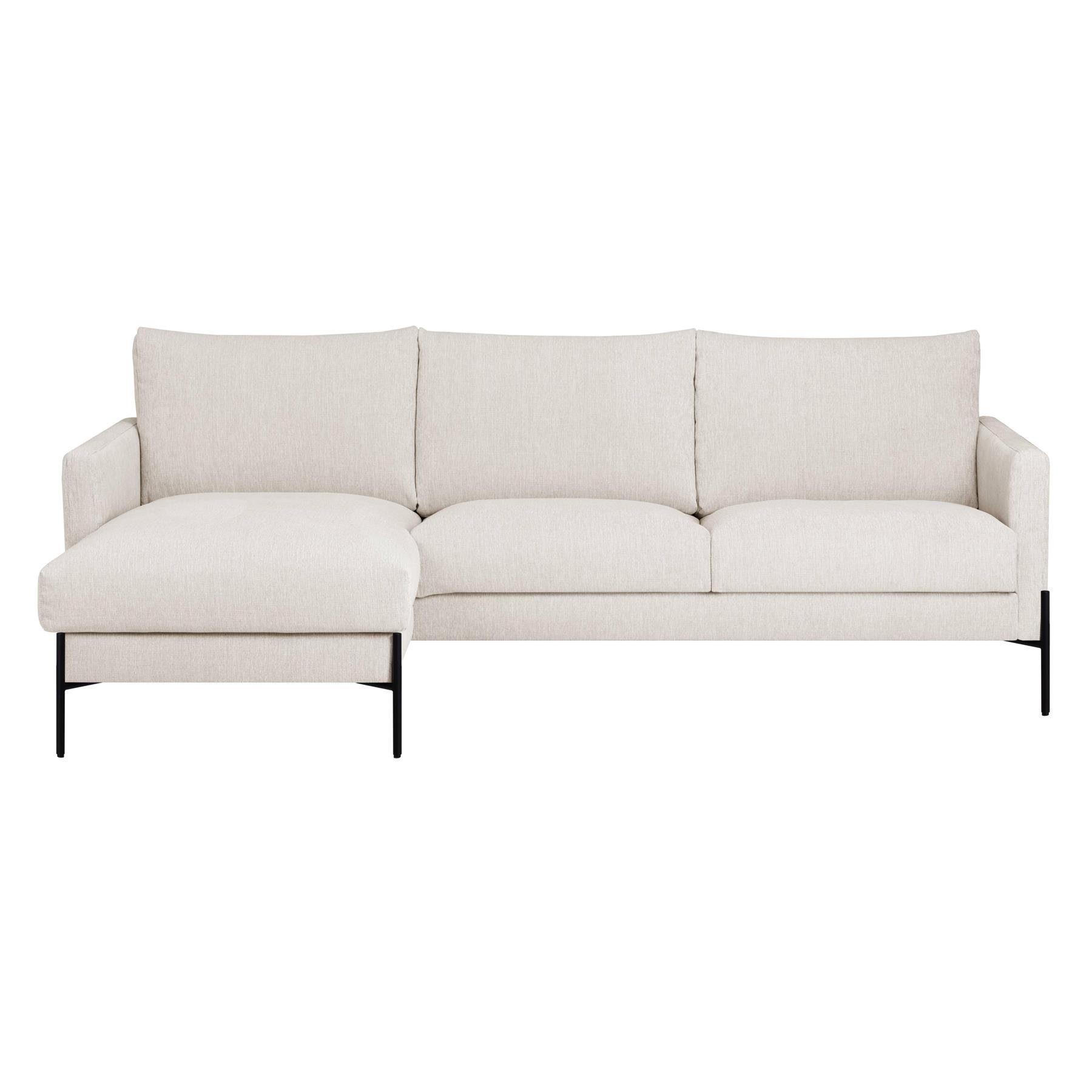 by fonQ Lunge Hoekbank met Chaise Longue Links / Rechts - Biege