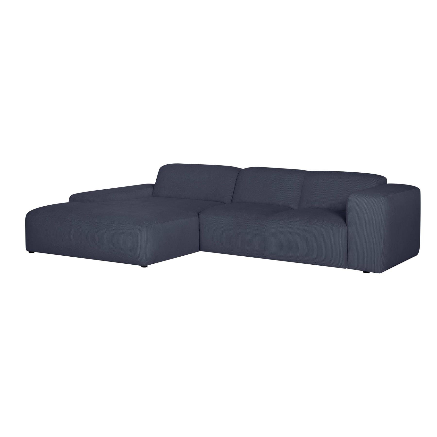 by fonQ Wonder 4-zitshoekbank met Chaise Longue Links - Rib