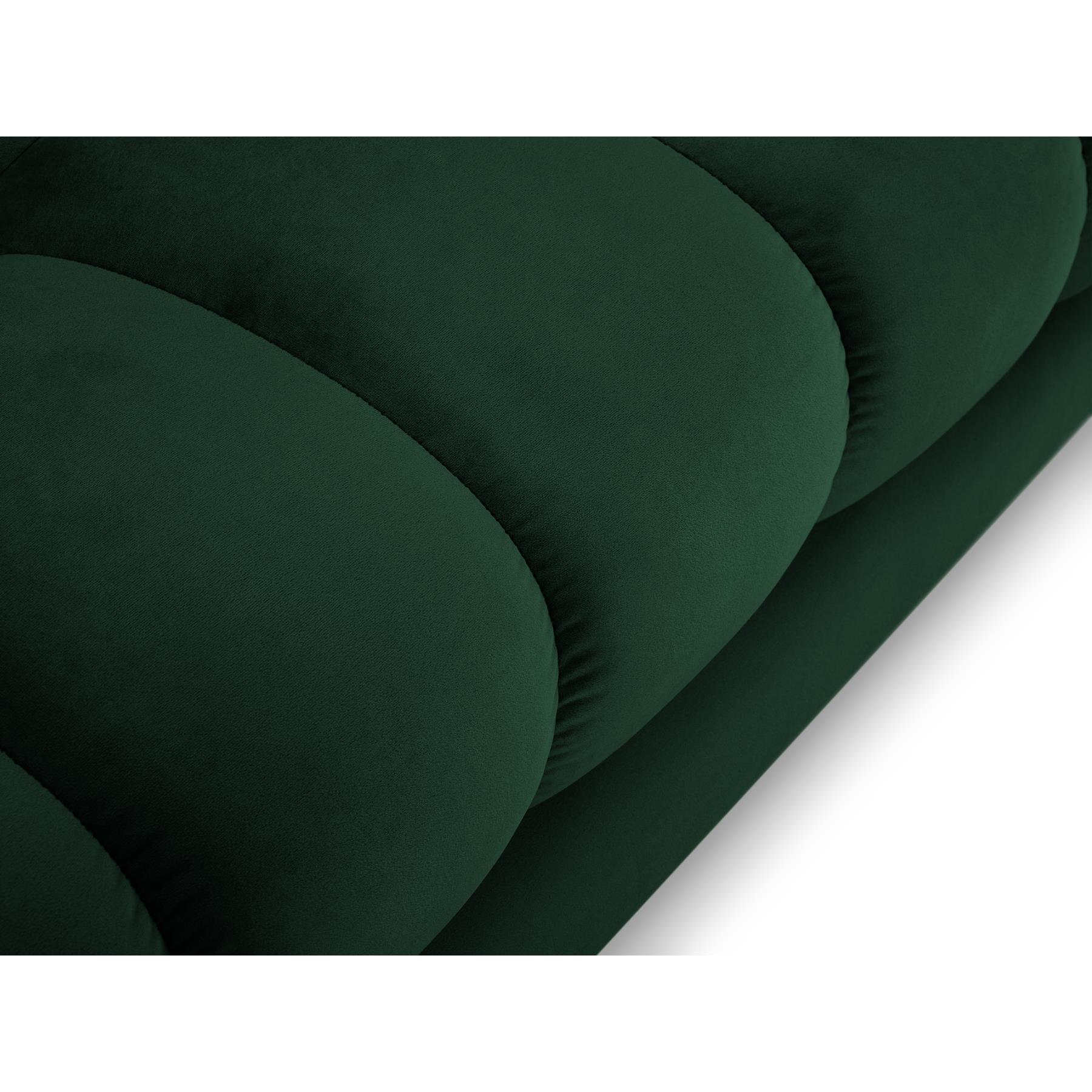 Cosmopolitan Design Bali U-bank - Flessengroen / Zwart