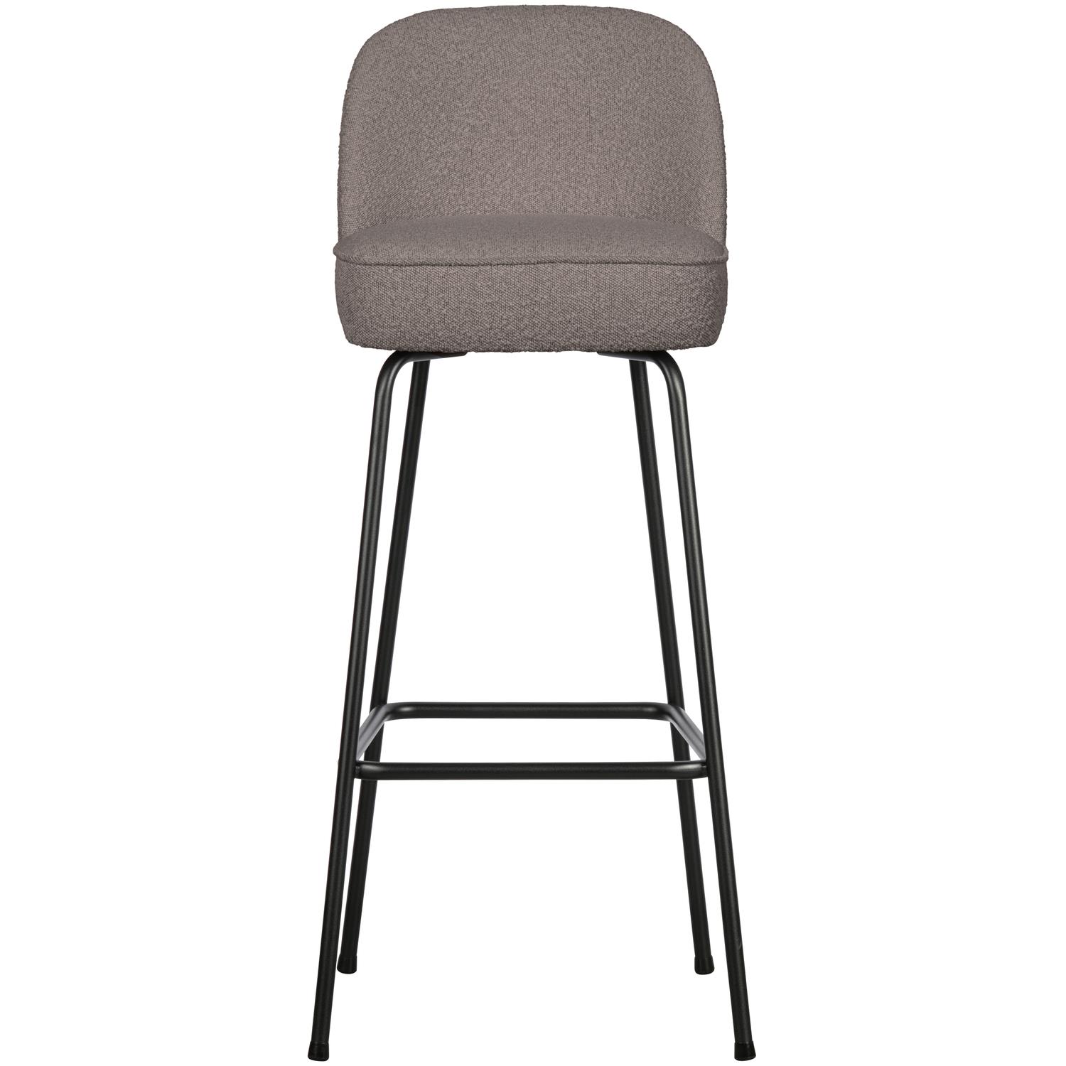BePureHome Vogue Barkruk H 103 cm - Polyester - Nougat