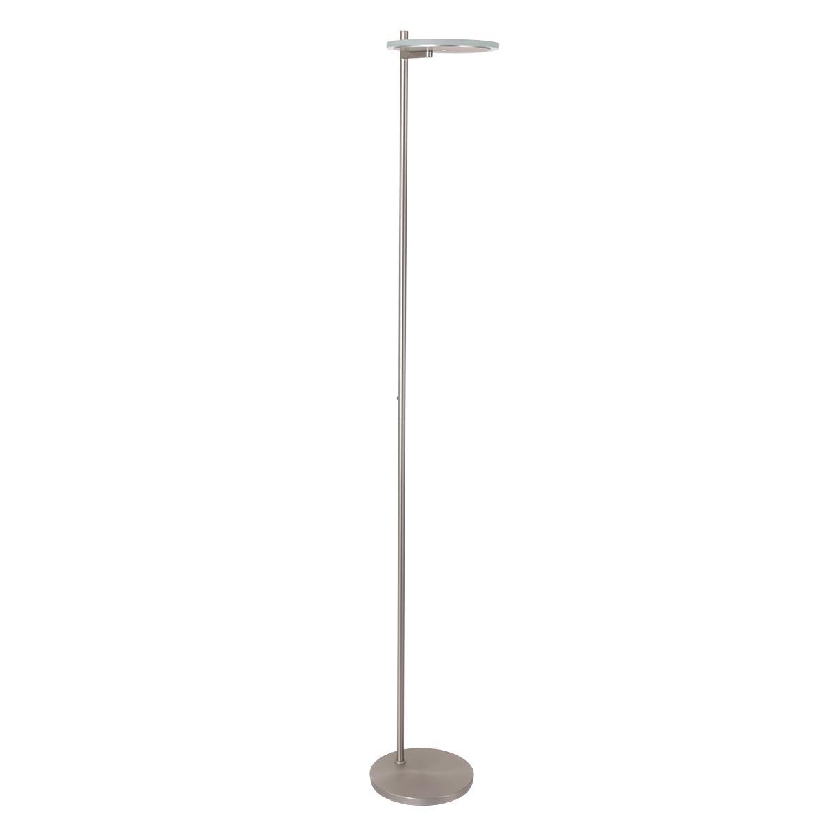 Steinhauer - vloerlamp - Turound - staal - glas metaal - Ø 27cm - LED - 2992ST