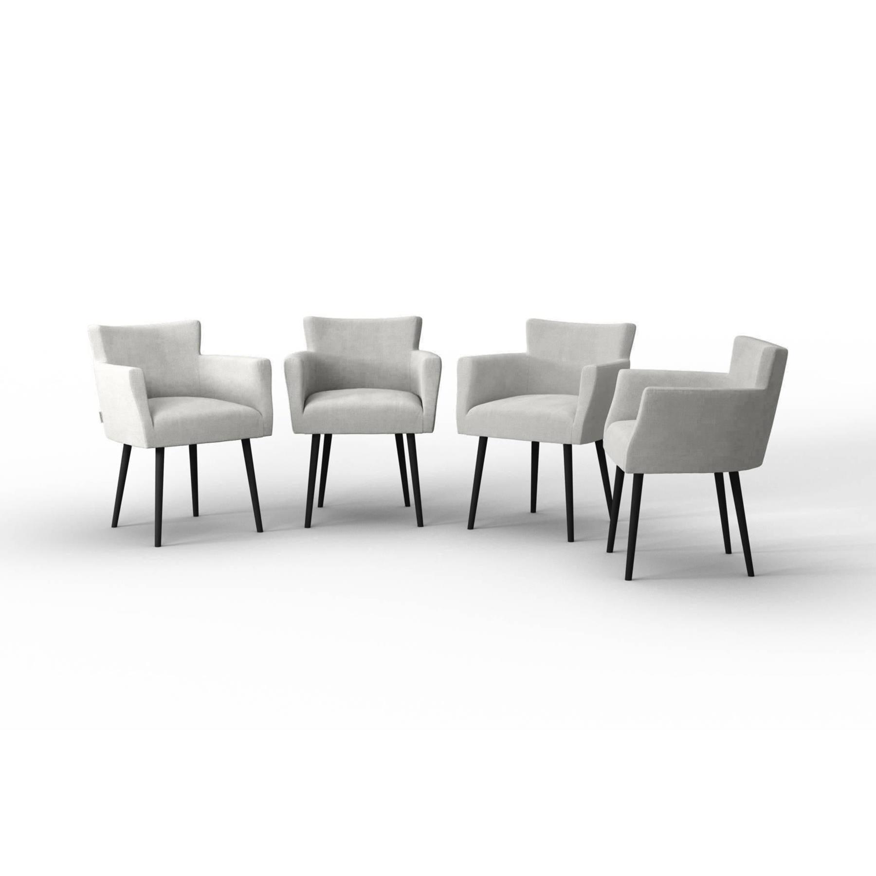 NADUVI Collection Set van 4 eetkamerstoelen Billie