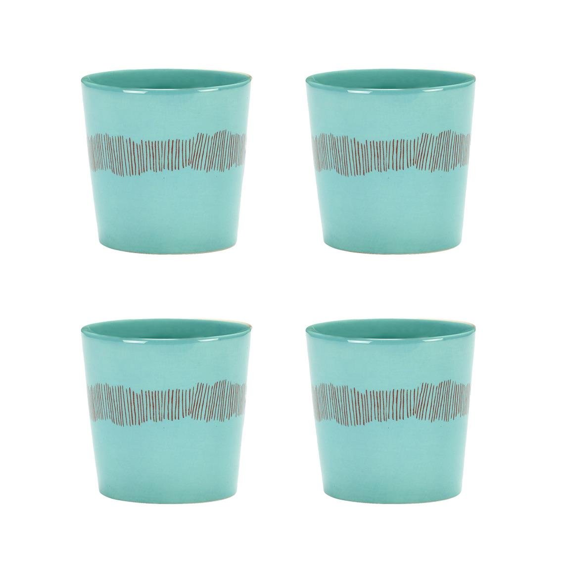 Serax Ottolenghi Feast Koffiekop Azure - 0,25 L - 4 st.