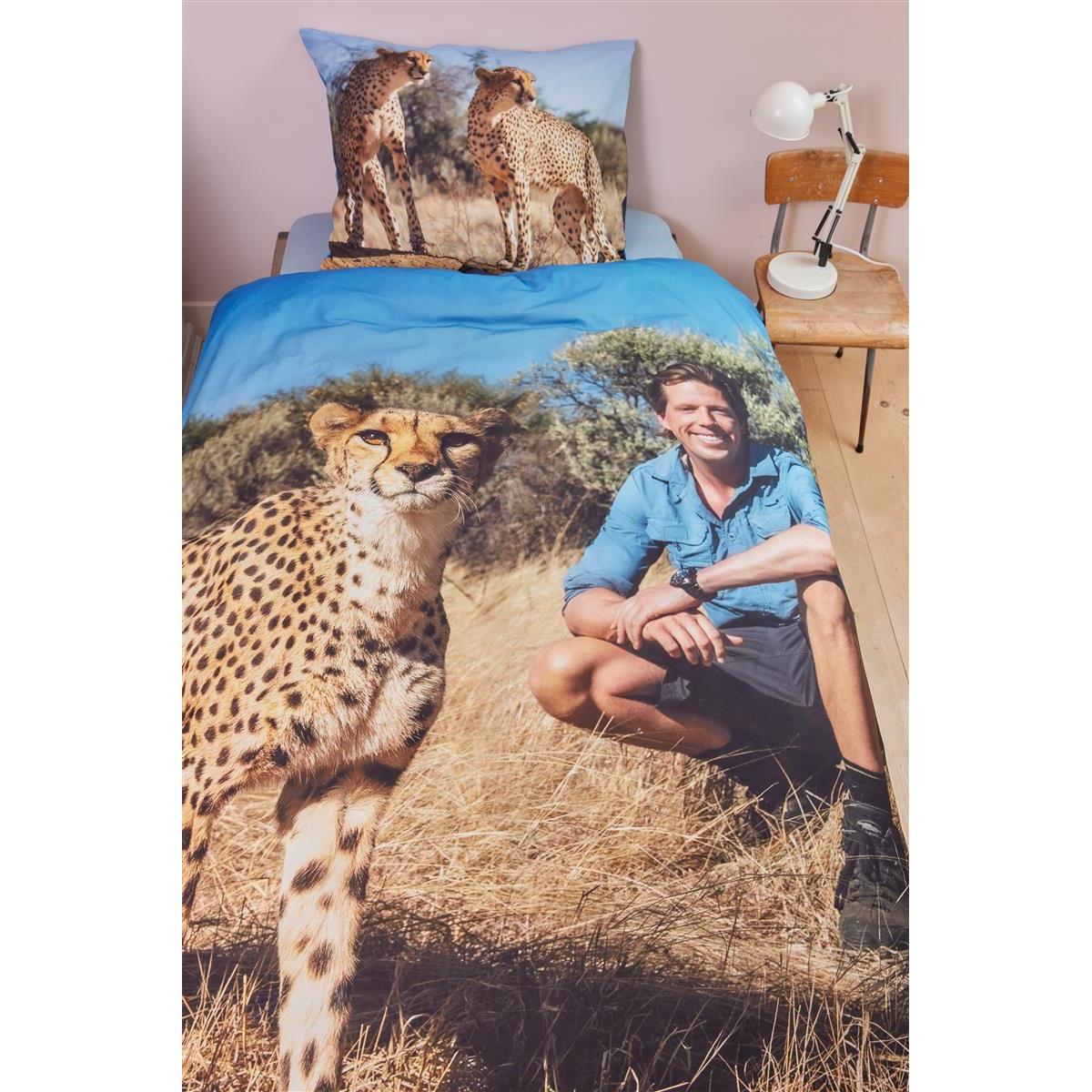 FREEK VONK Safari Survival  dekbedovertrek - 140x200 - Zand