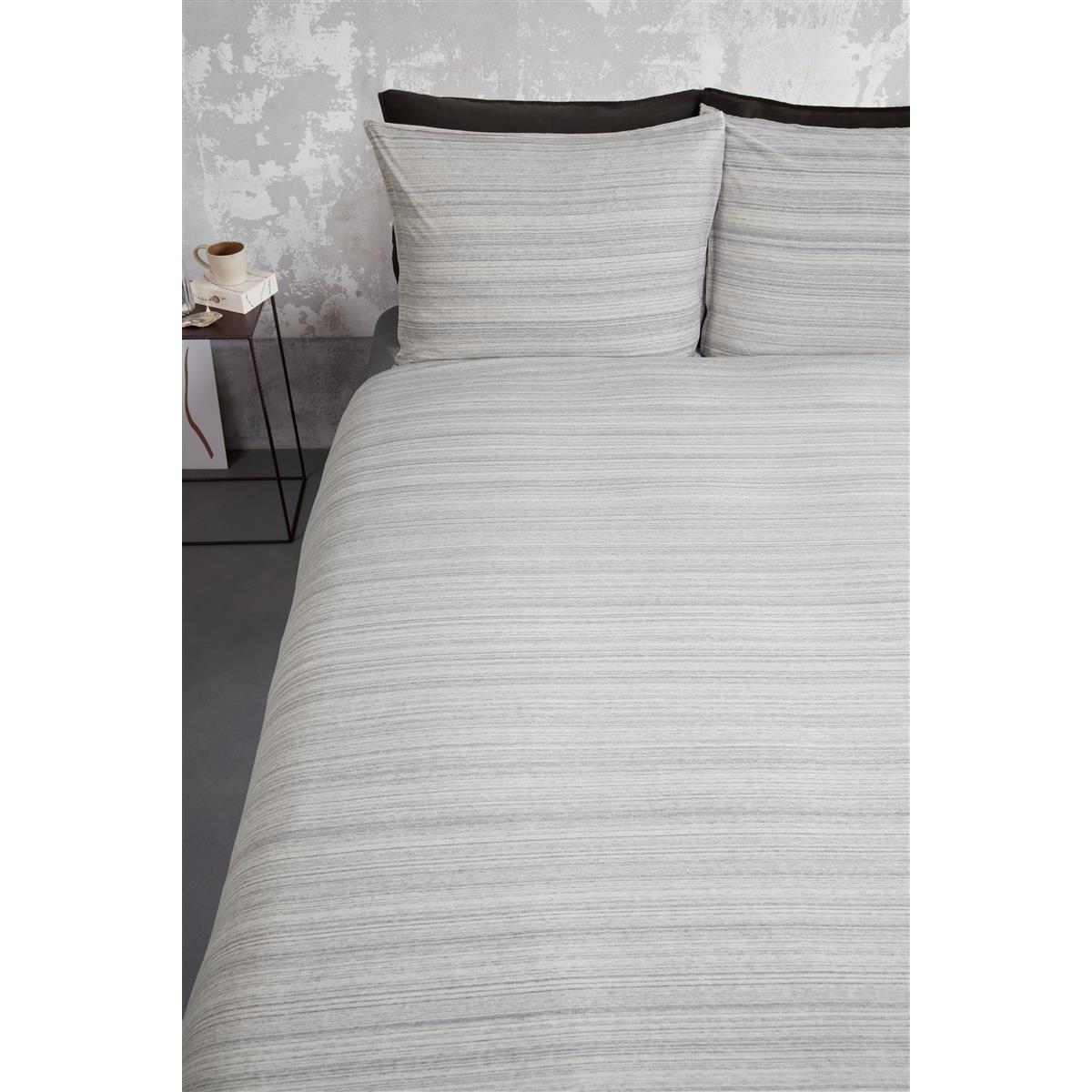 vtwonen Jersey Mele  dekbedovertrek - 260x200|220 - Grijs