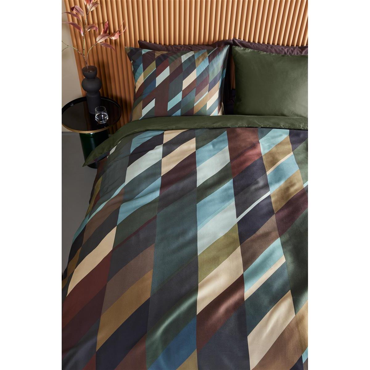 Beddinghouse Roan  dekbedovertrek - 200x200|220 - Olijfgroen