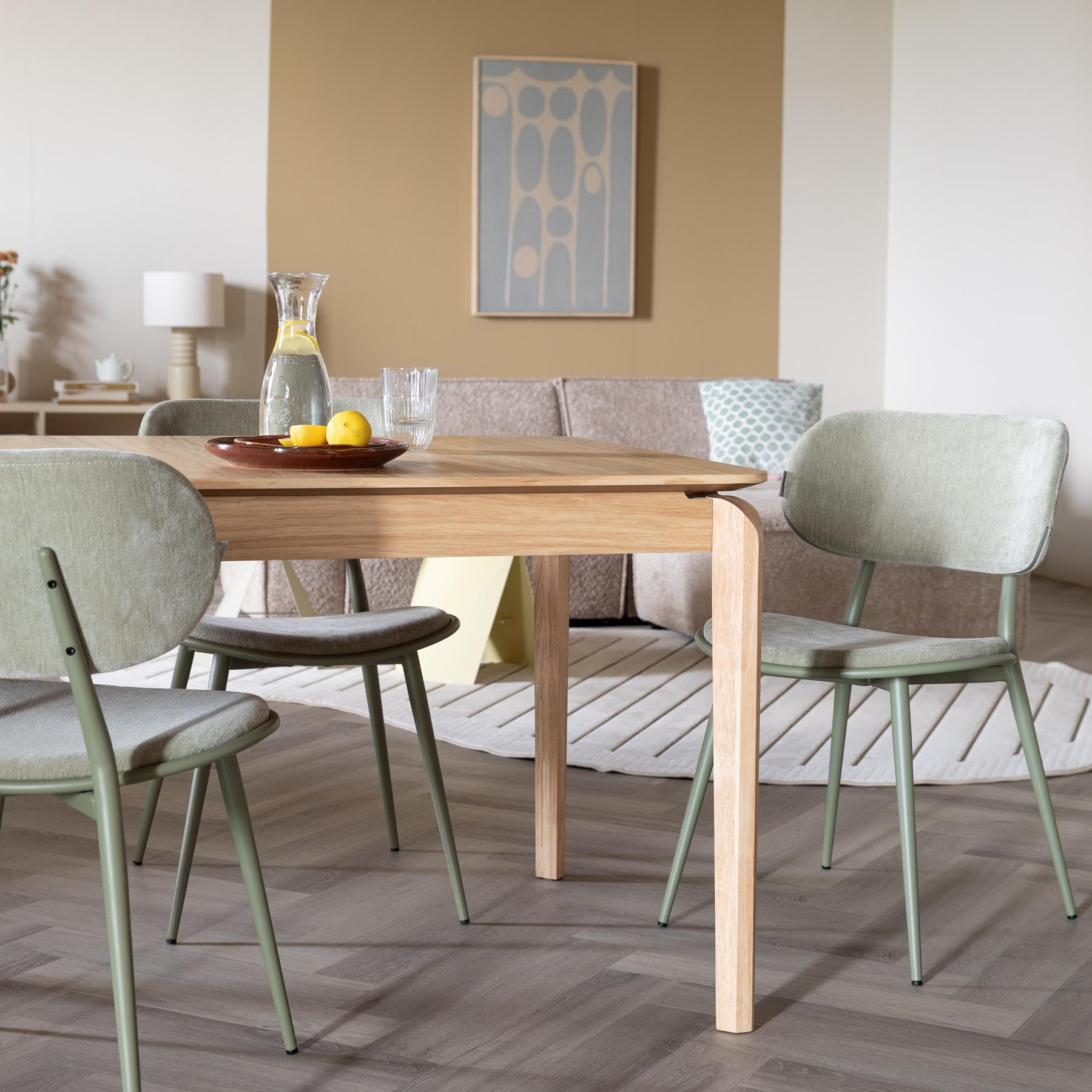 Zuiver x fonQ Scout Eettafel - 220 x 90 - Eiken