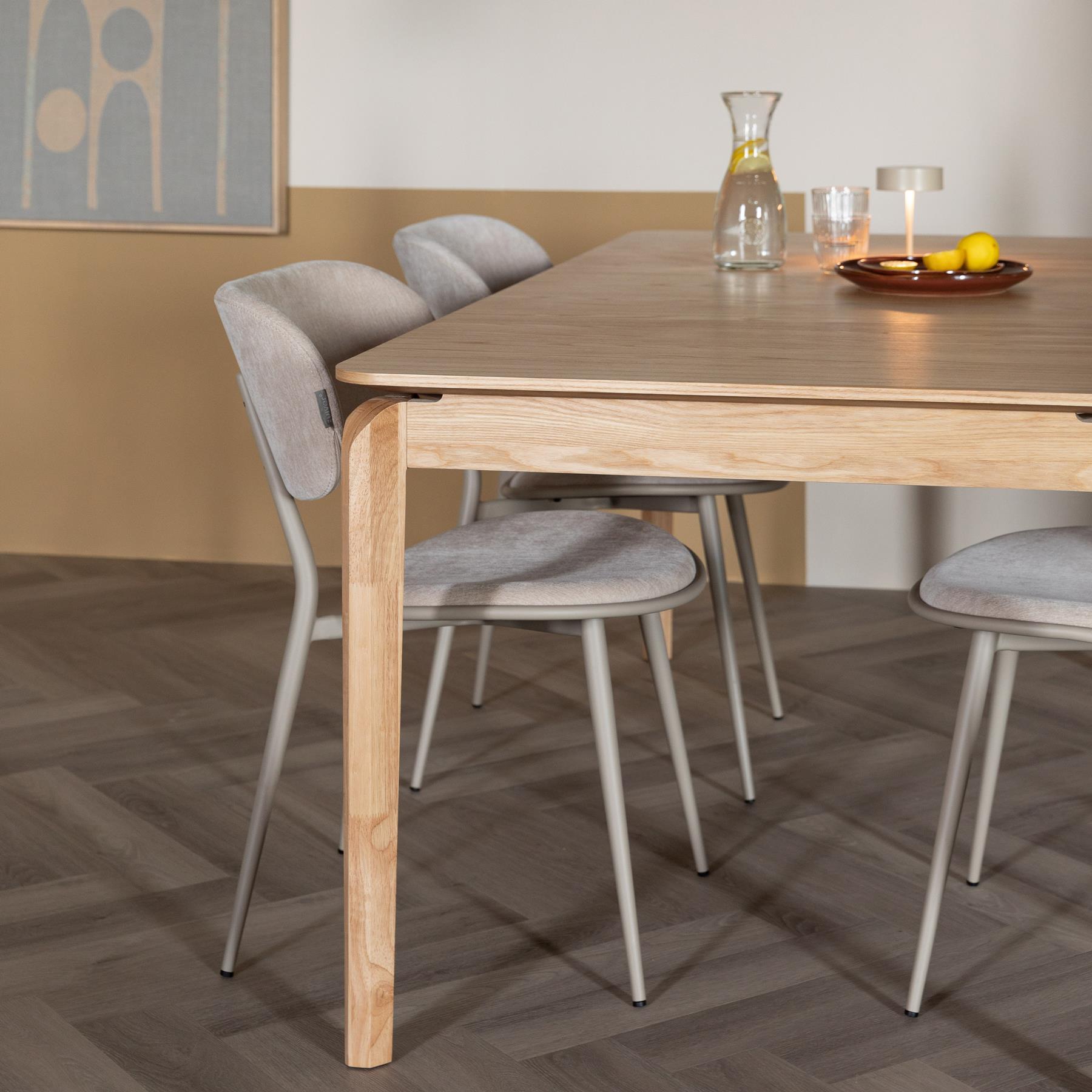 Zuiver x fonQ Scout Eettafel - 220 x 90 - Eiken