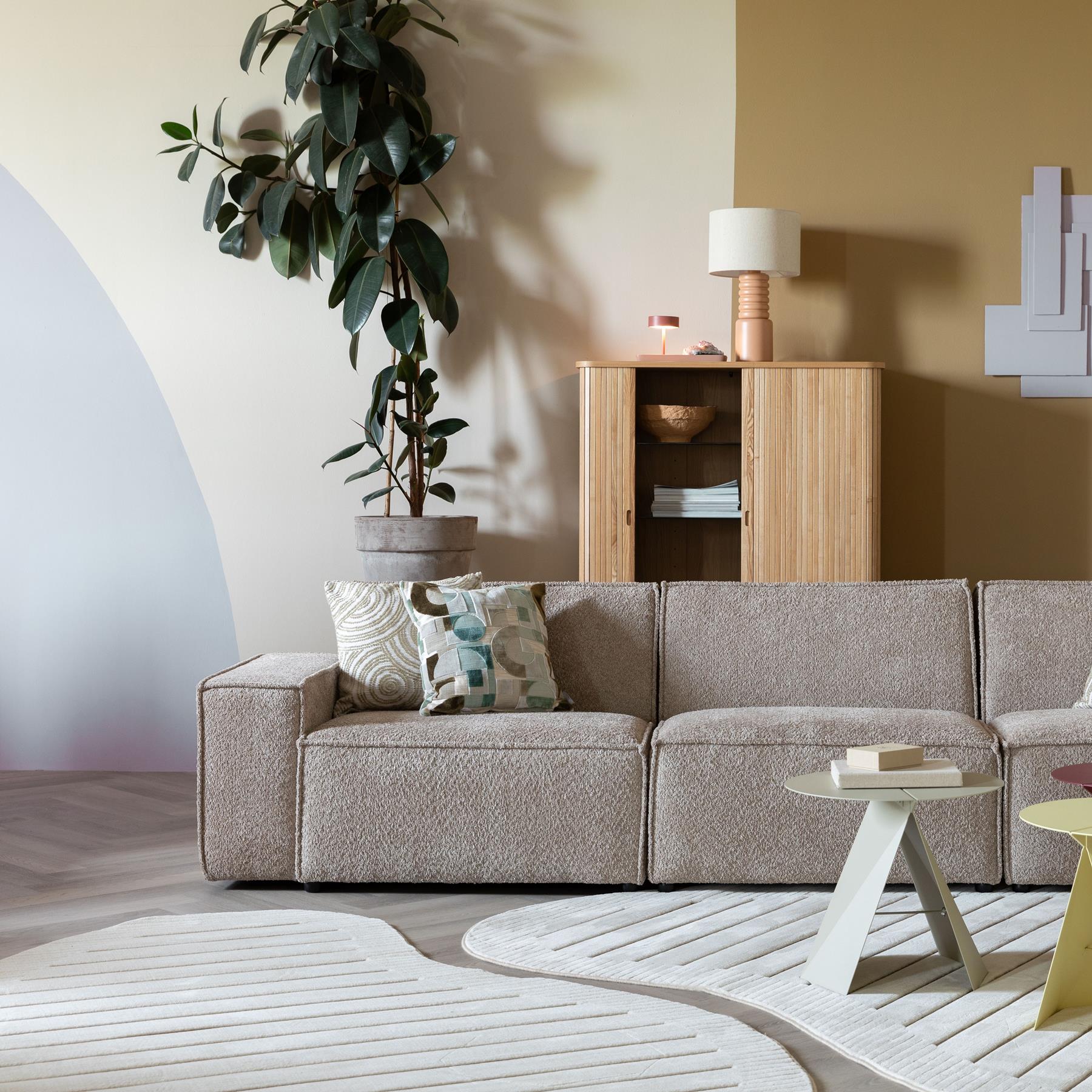 Zuiver x fonQ Vloerkleed Mister 160 x 230 - Beige