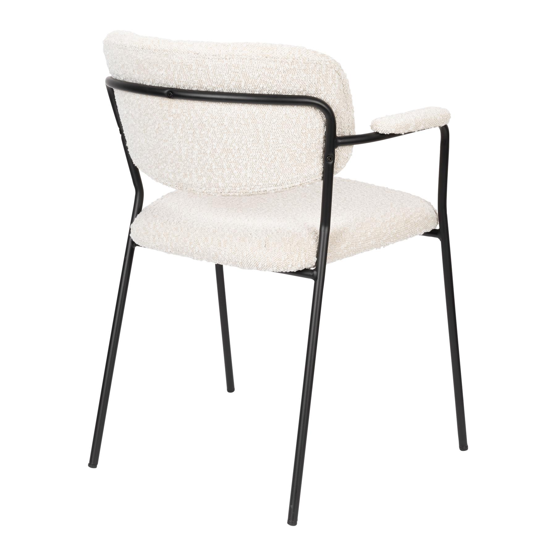 by fonQ basic Lola Eetkamerstoel - Bouclé