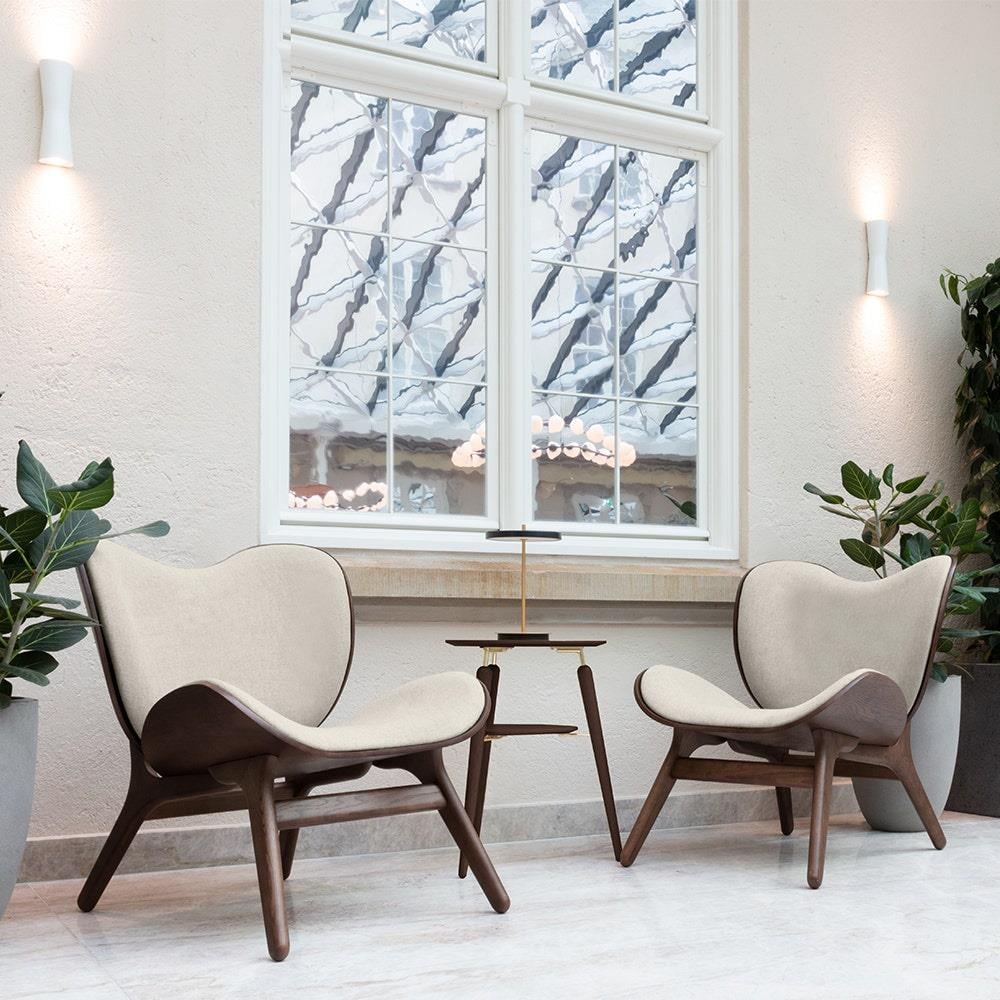 Umage A Conversation Piece houten fauteuil donker eiken - White Sands