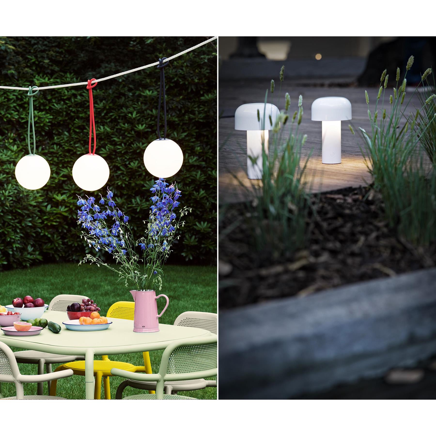 Flos Bellhop tafellamp LED oplaadbaar wit