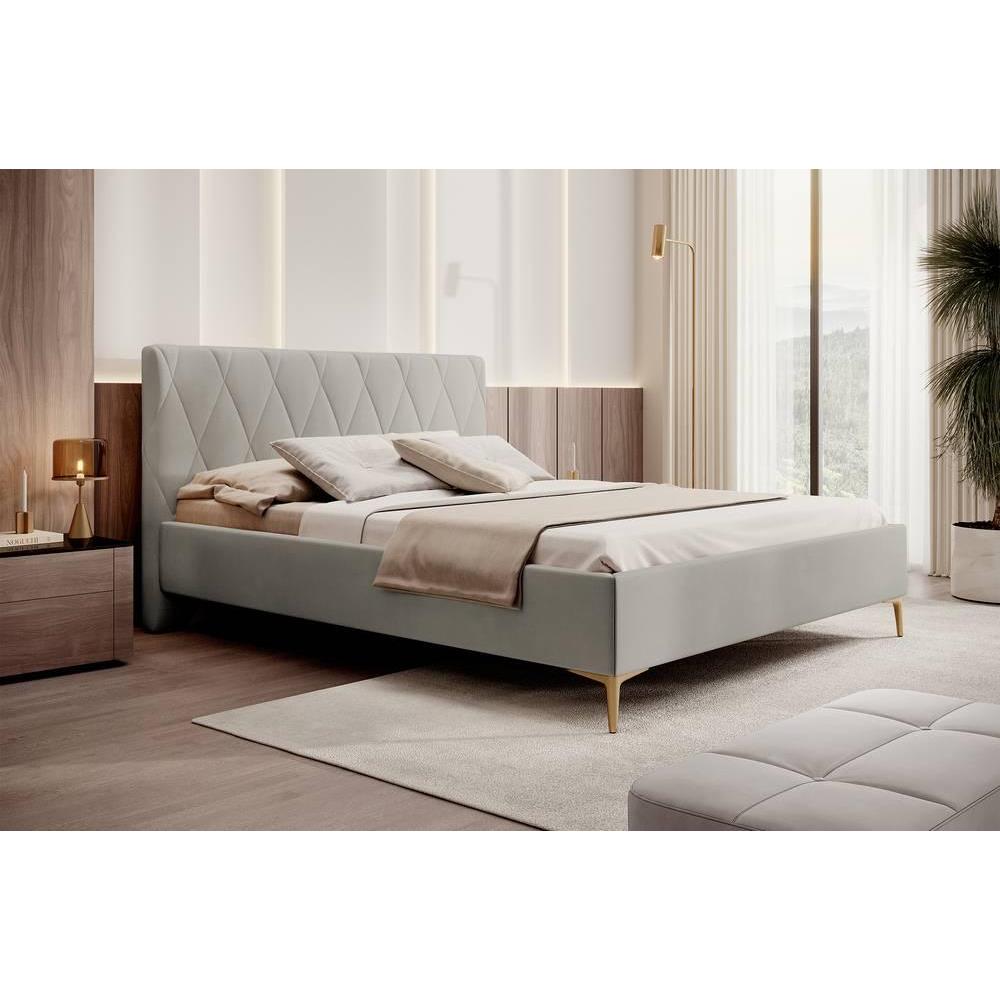 NADUVI Collection Ticaro Bedframe - 160 x 200 cm - Crème