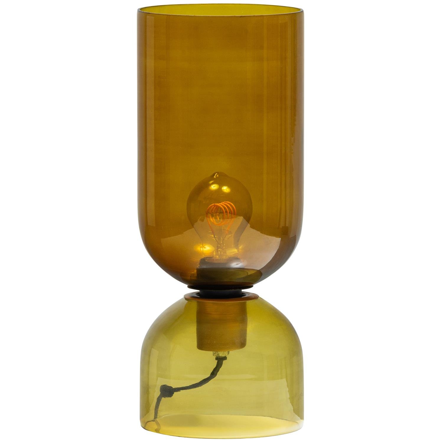 WOOOD tafellamp Gigi - Glas - Spices - 38xØ15 cm