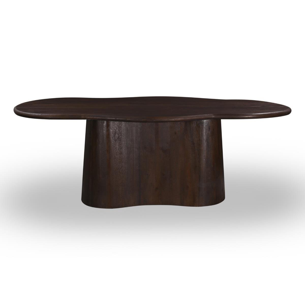 Giga Meubel - Eettafel Jessie Organisch Donkerbruin 260cm