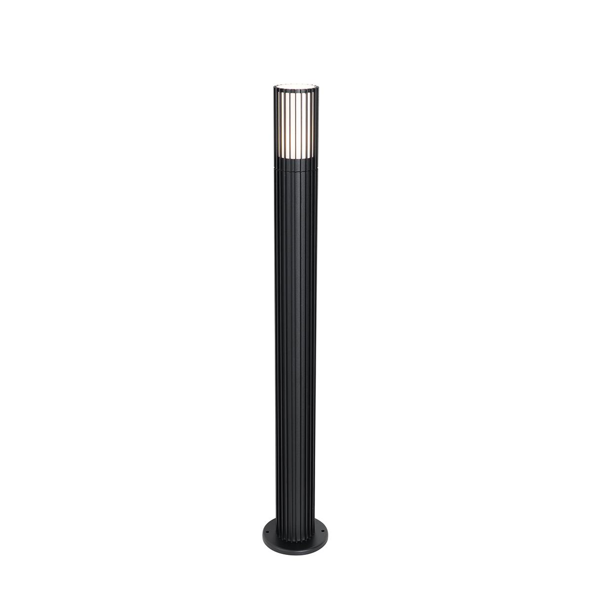 QAZQA Design buiten paaltje zwart 80 cm IP44 - Boris