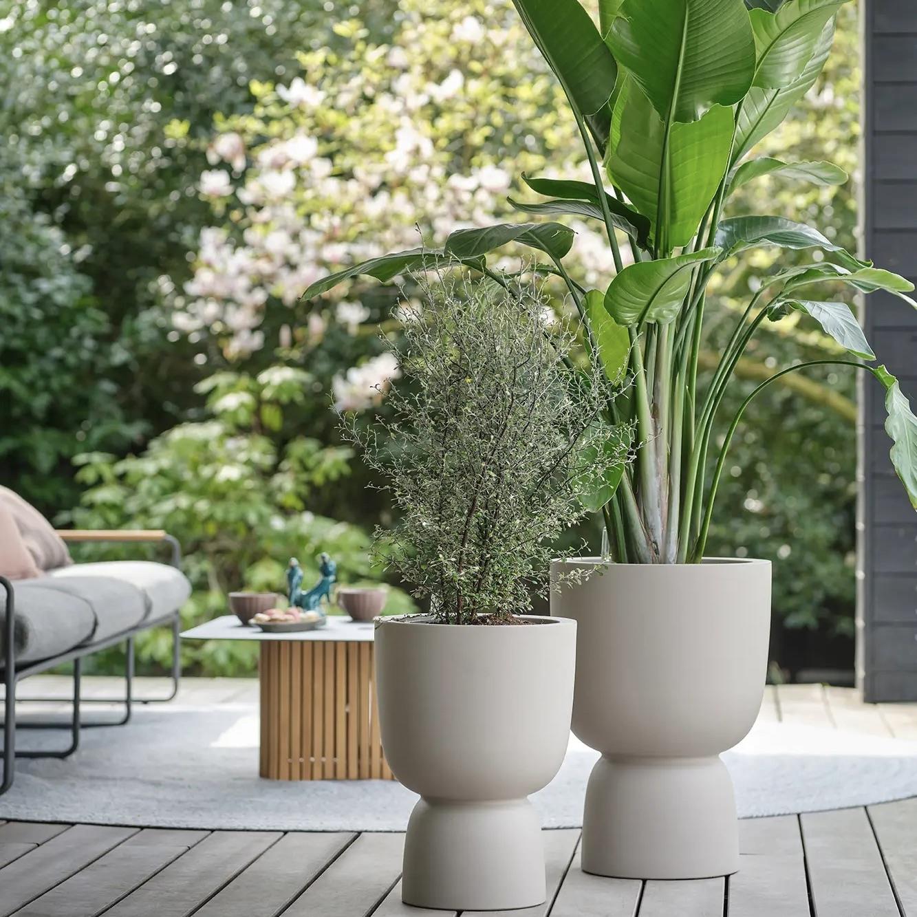 elho Pure Coupe Bloempot Ø 35 cm - Balanced Beige