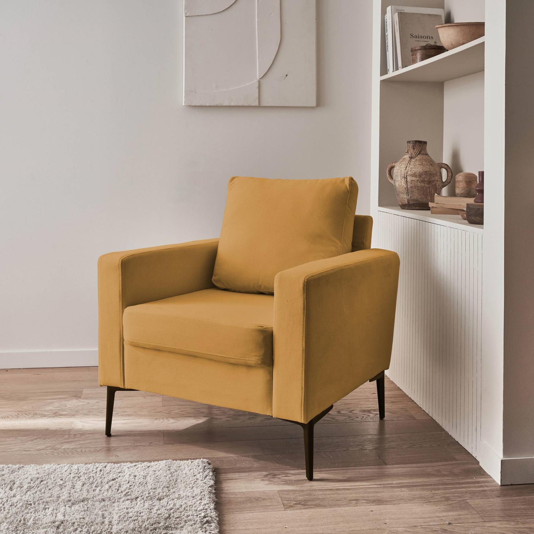 sweeek - Corduroy fauteuil, 1-zits