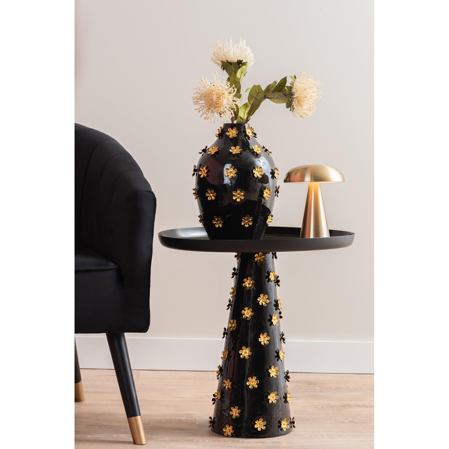 Leitmotiv - Side Table Golden Flowers