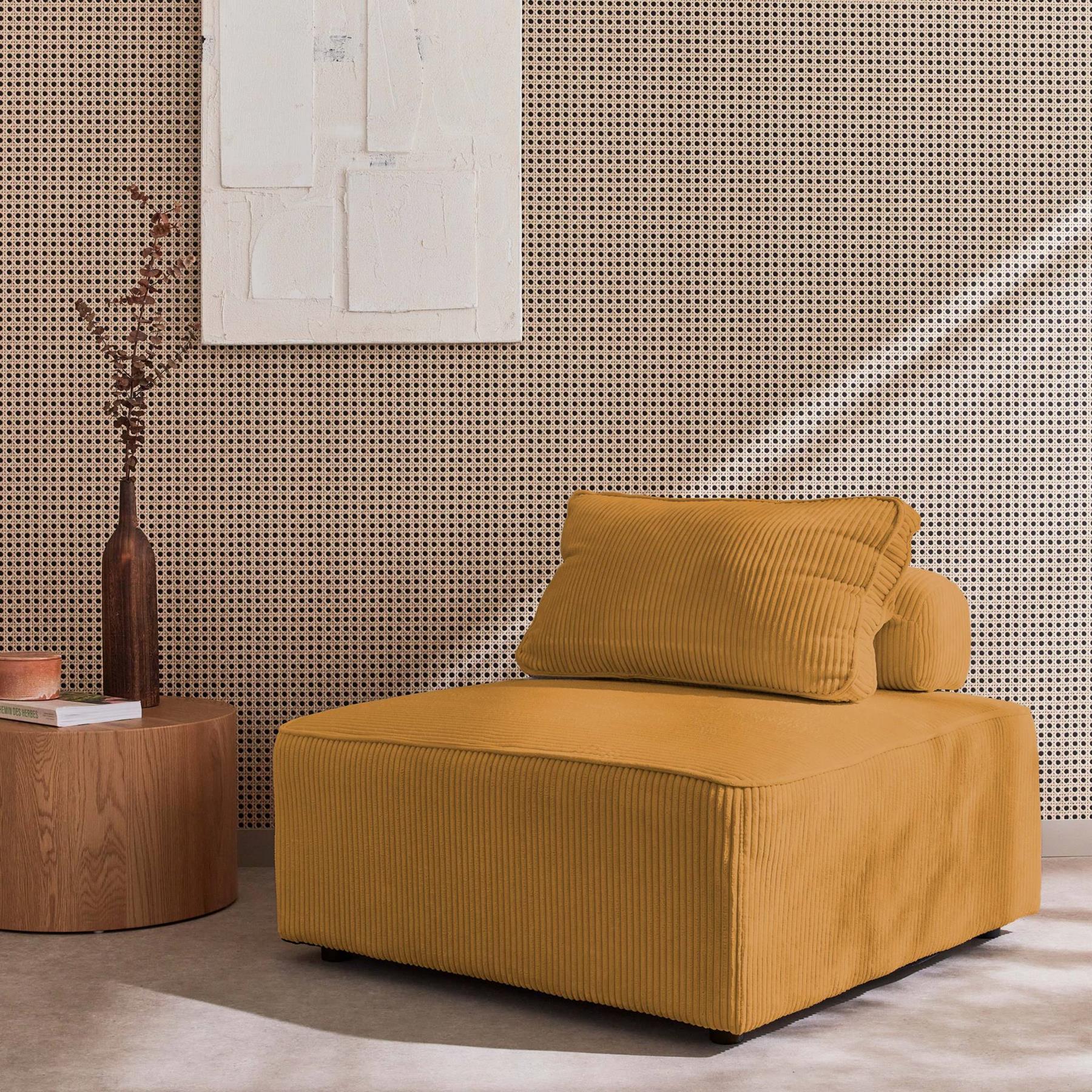 sweeek - Modulaire velours fauteuil