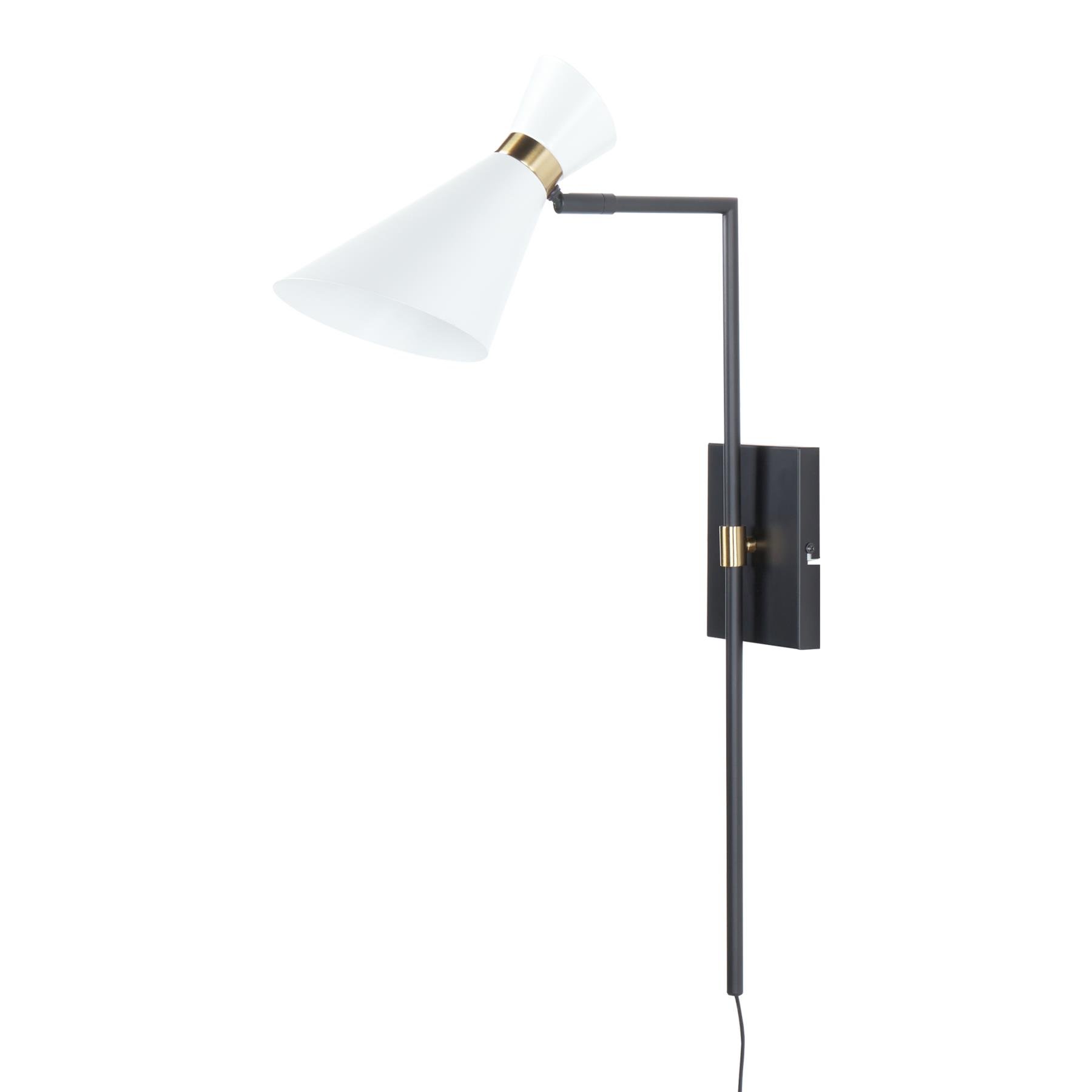 Beliani - MELAWI - Wandlamp - Wit - Metaal