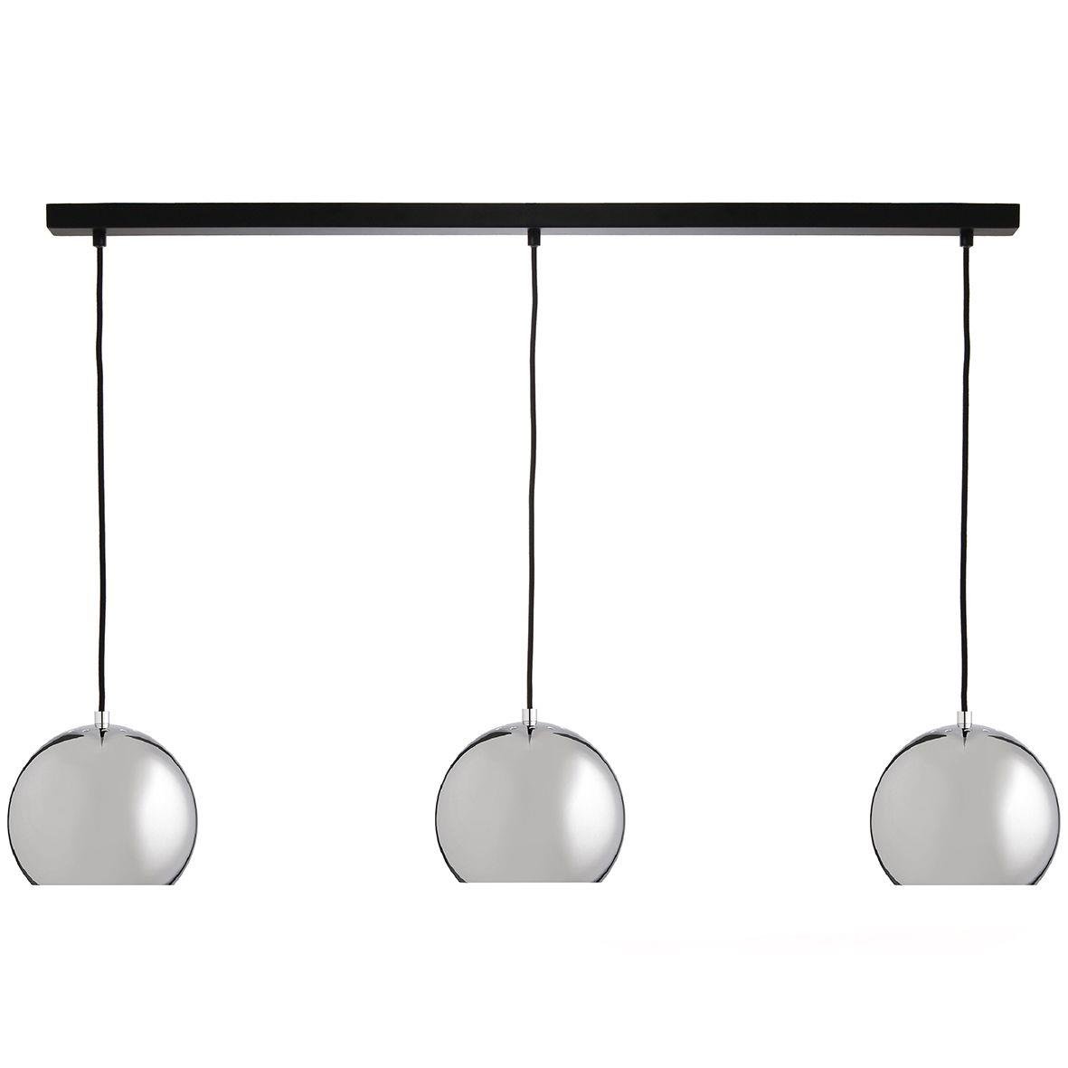 Frandsen Ball Track 3 cluster hanglamp chroom